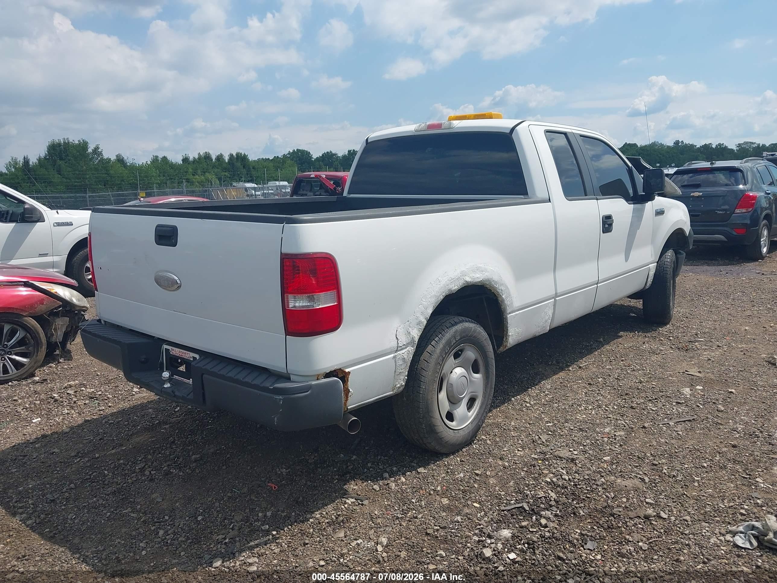2008 Ford F-150 60th Anniversary/fx2/stx/xl/xlt Белый vin: 1FTRX12W88FB53745