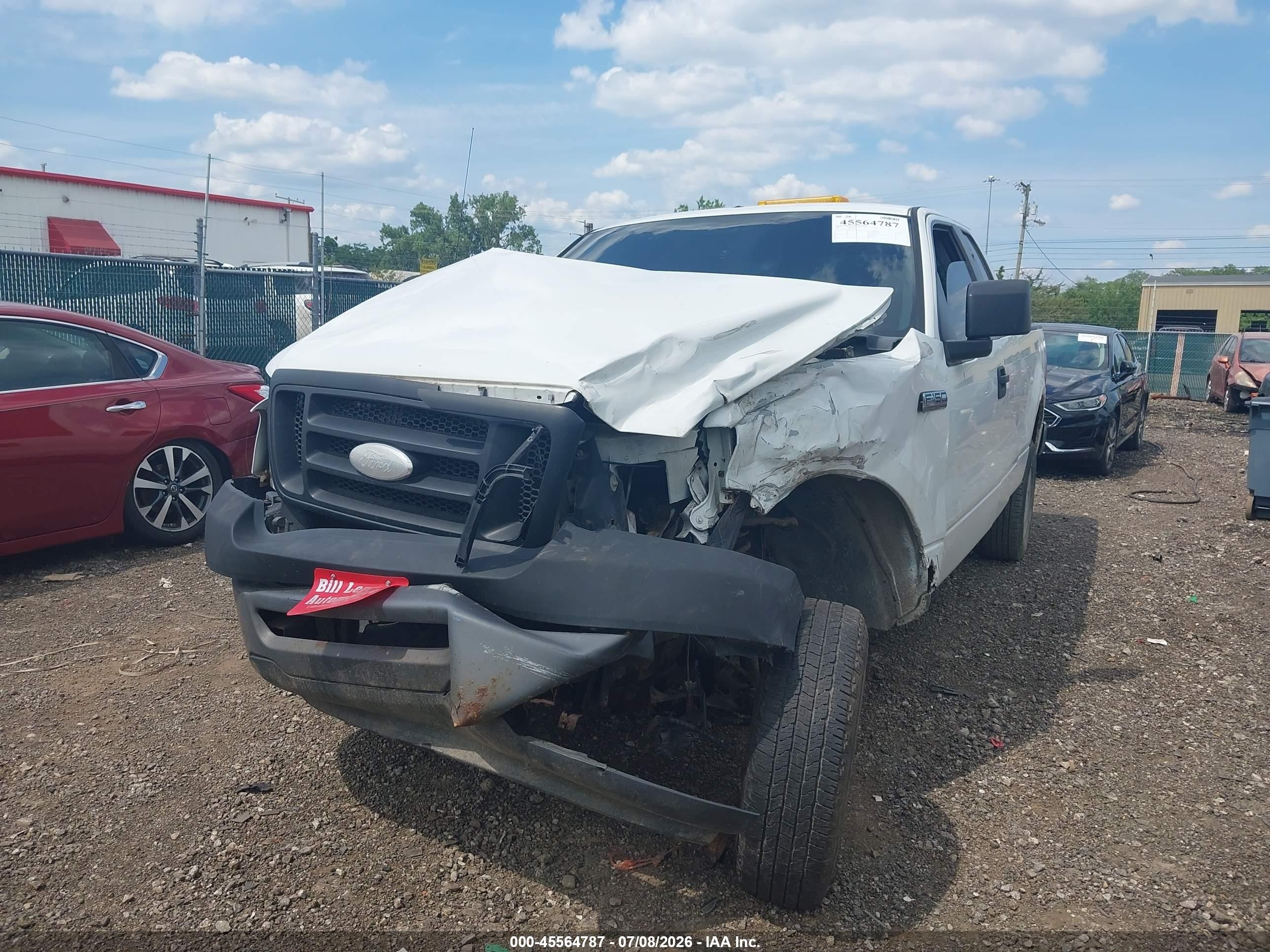 2008 Ford F-150 60th Anniversary/fx2/stx/xl/xlt Белый vin: 1FTRX12W88FB53745