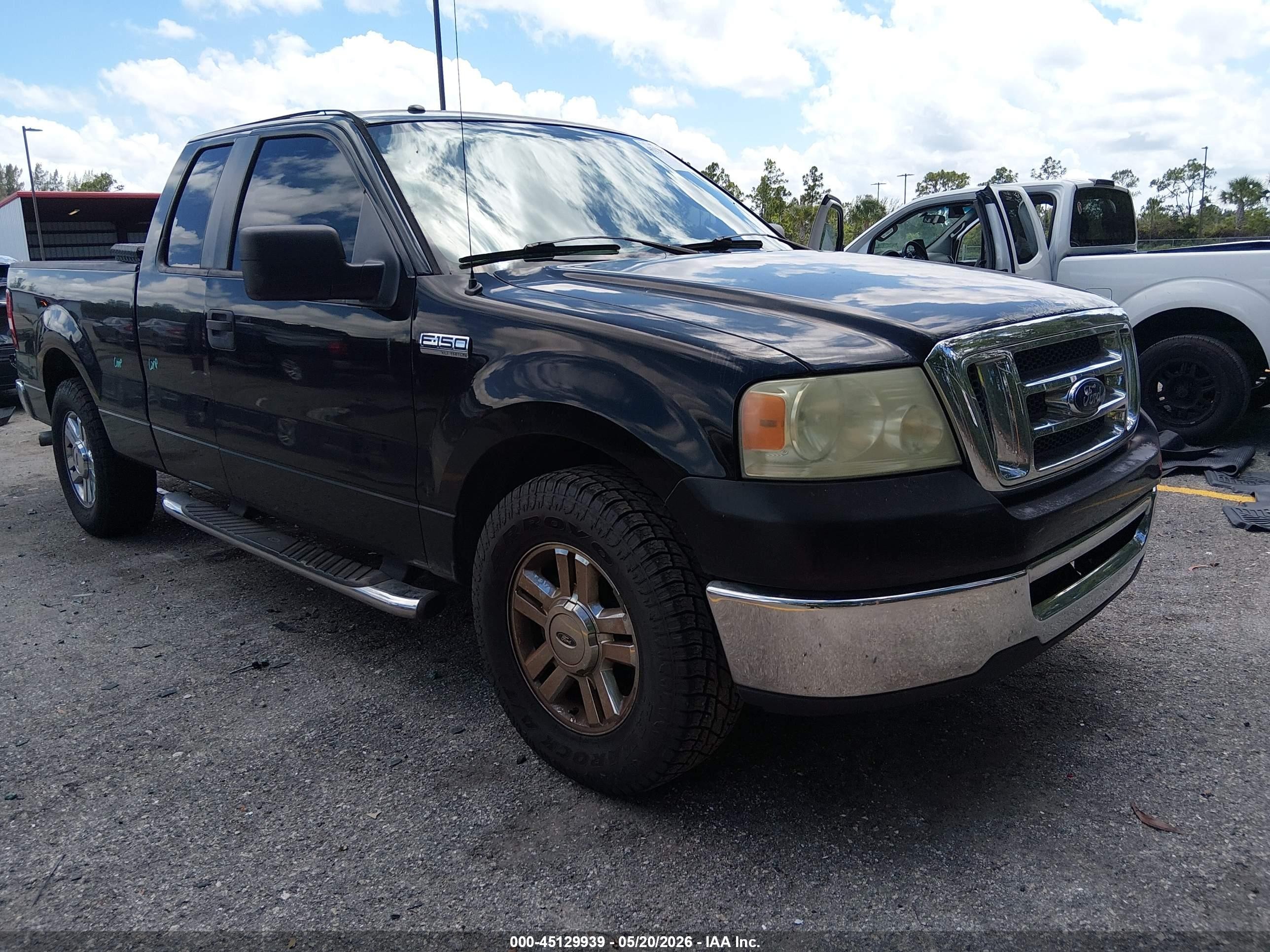 2008 Ford F-150 Fx2/stx/xl/xlt Black vin: 1FTRX12W88FC16777