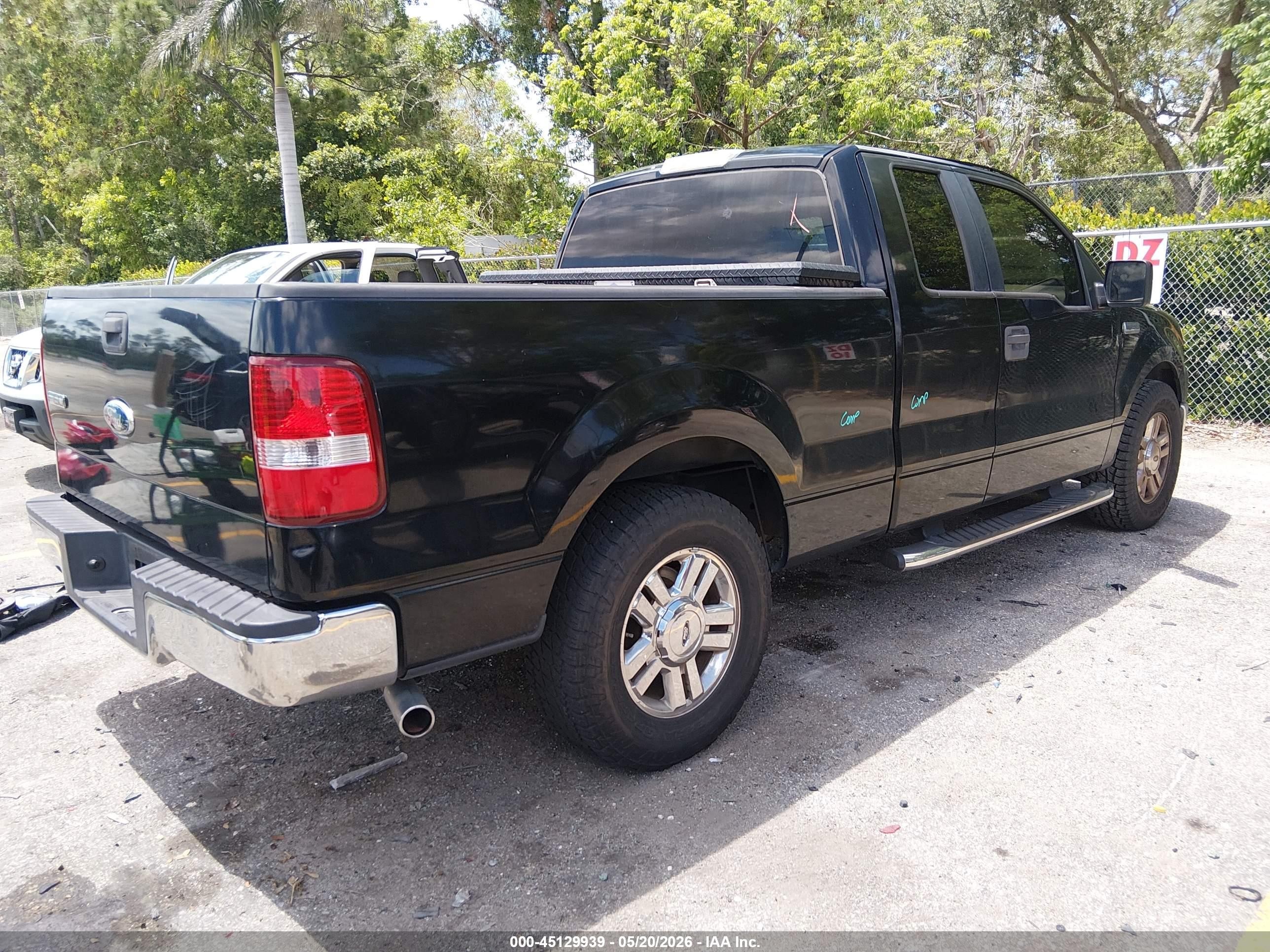 2008 Ford F-150 Fx2/stx/xl/xlt Black vin: 1FTRX12W88FC16777