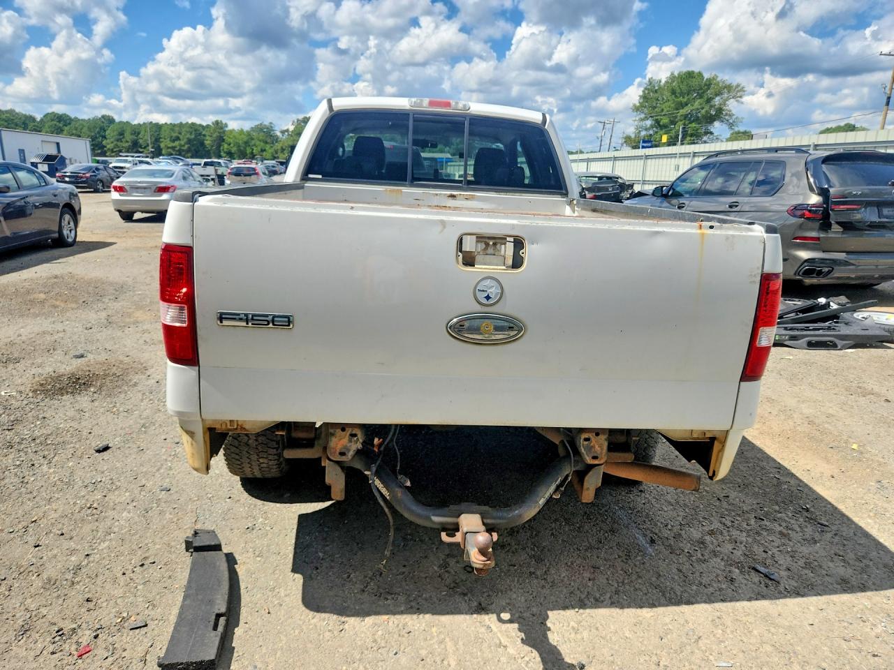 2004 Ford F150 White vin: 1FTRX12W94NA79641