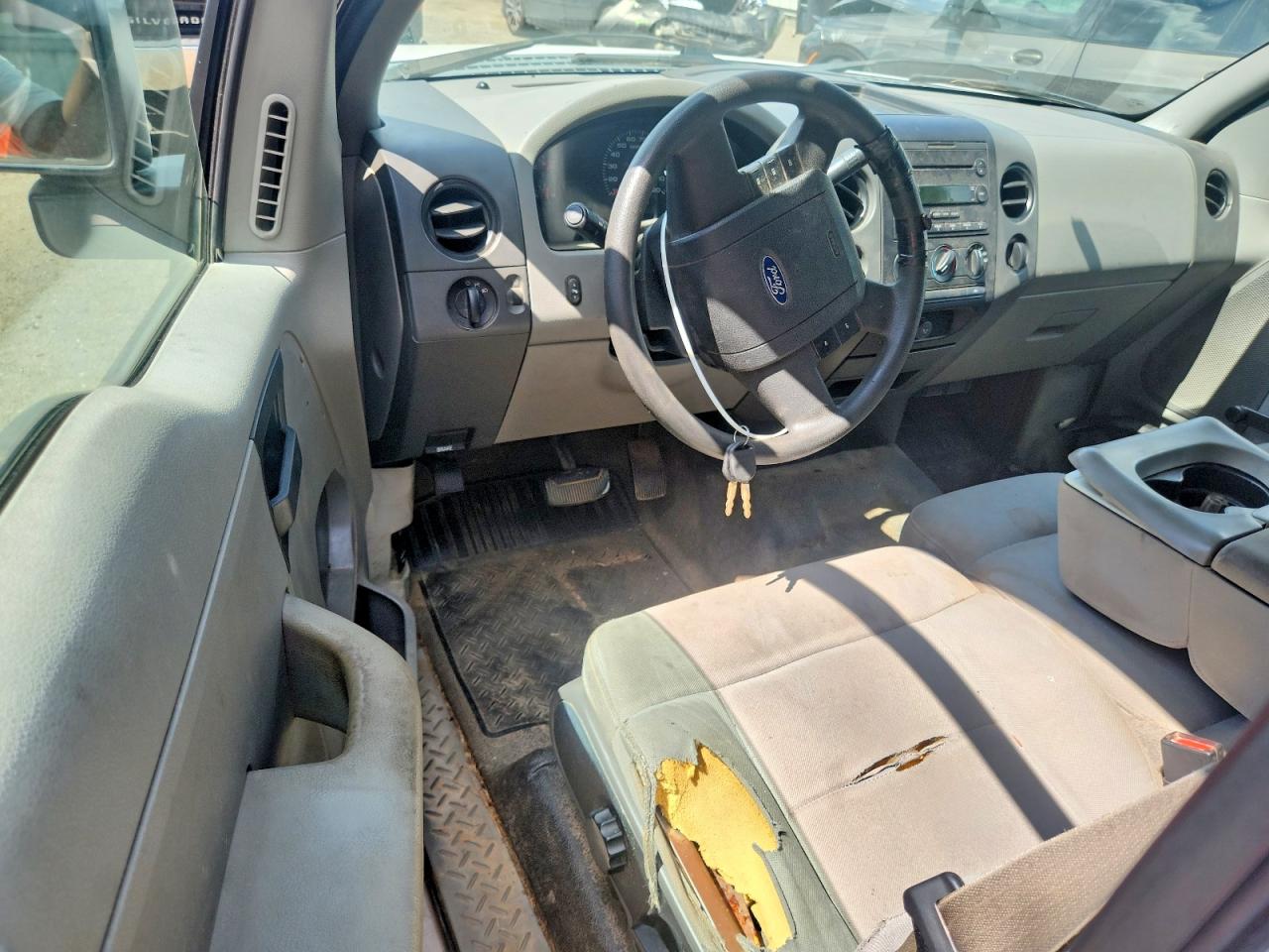 2004 Ford F150 White vin: 1FTRX12W94NA79641
