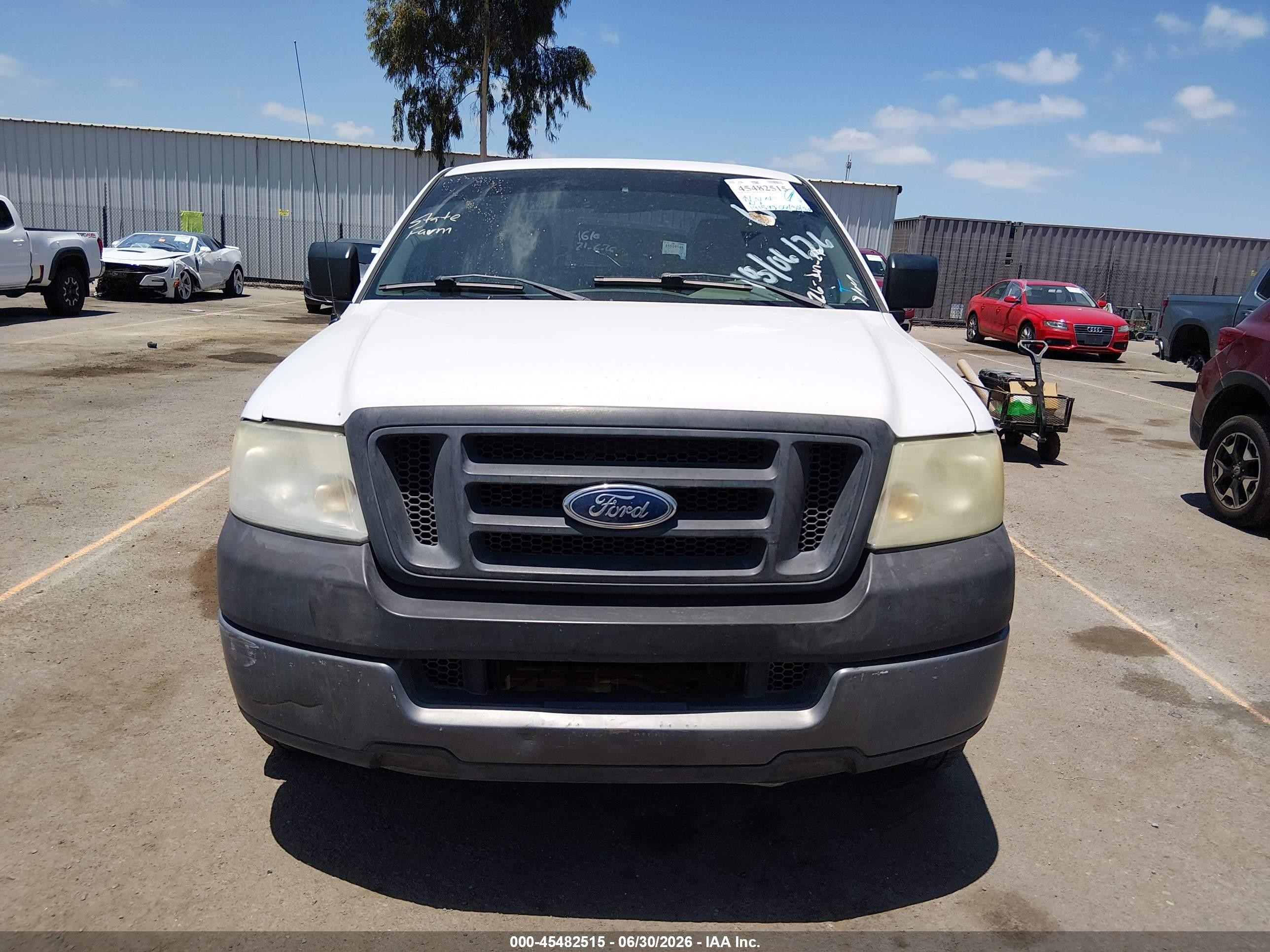 2005 Ford F-150 Stx/xl/xlt White vin: 1FTRX12W95FA51978