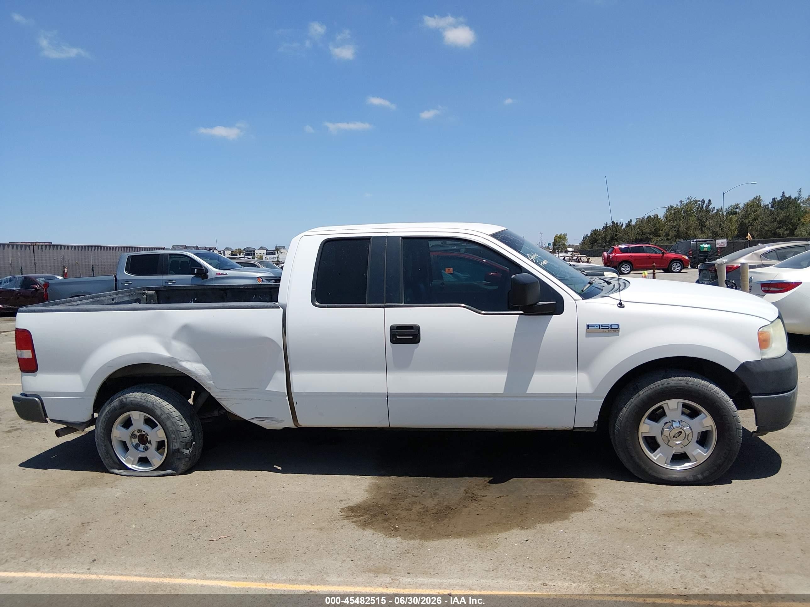 2005 Ford F-150 Stx/xl/xlt White vin: 1FTRX12W95FA51978