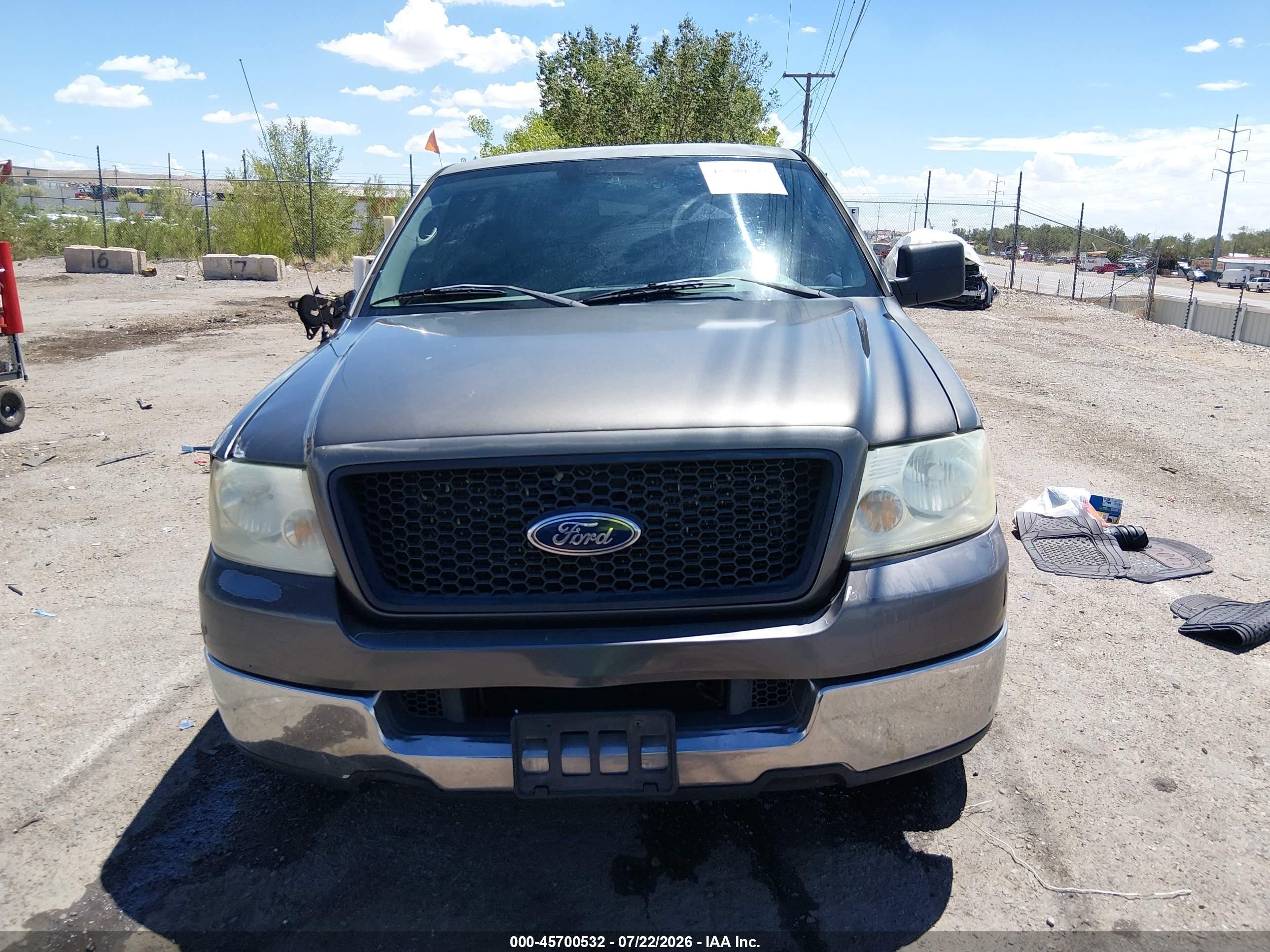 2005 Ford F-150 Stx/xl/xlt Серый vin: 1FTRX12W95NB41590