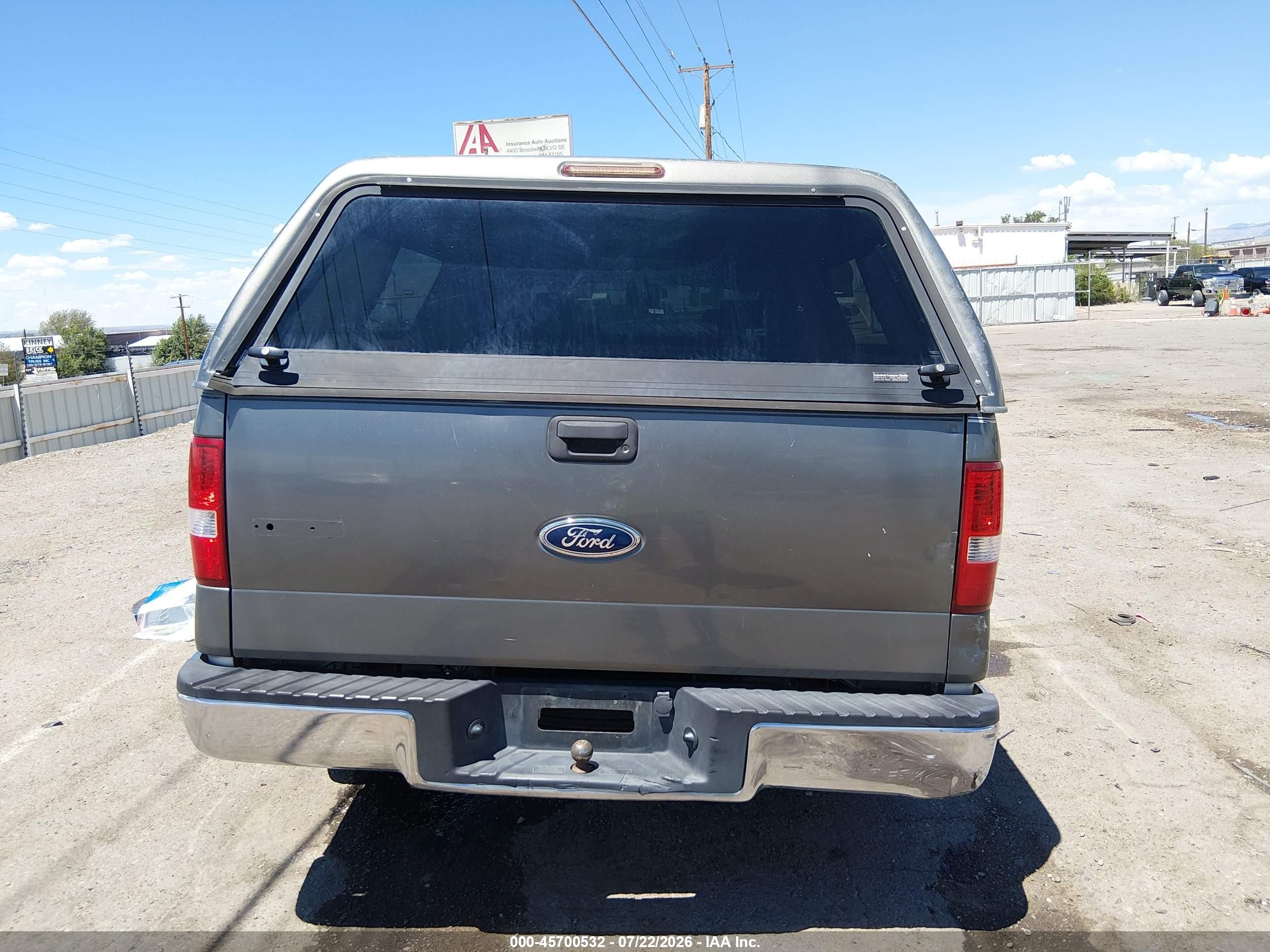 2005 Ford F-150 Stx/xl/xlt Серый vin: 1FTRX12W95NB41590