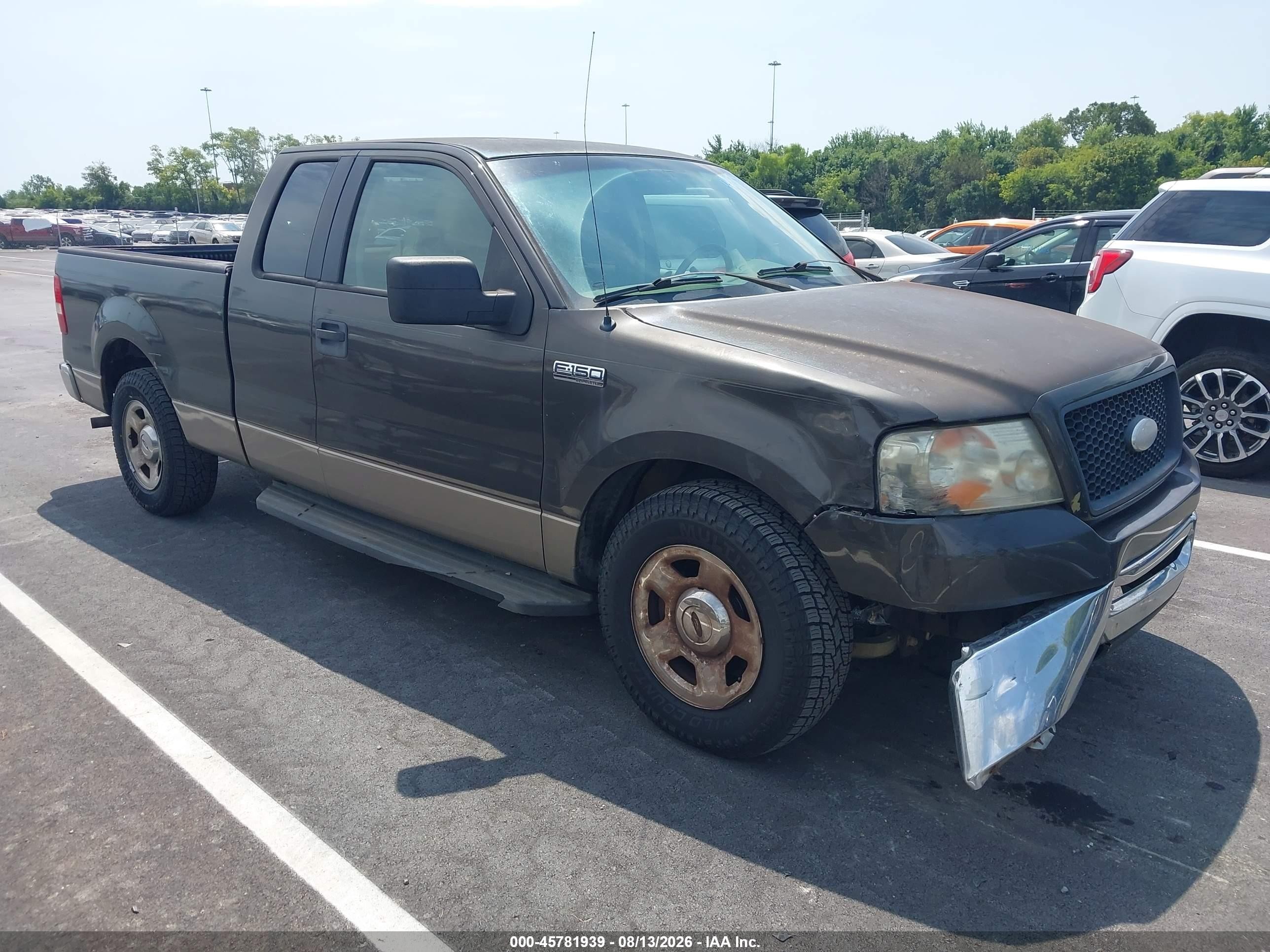 2006 Ford F-150 Stx/xl/xlt Gray vin: 1FTRX12W96NA21175