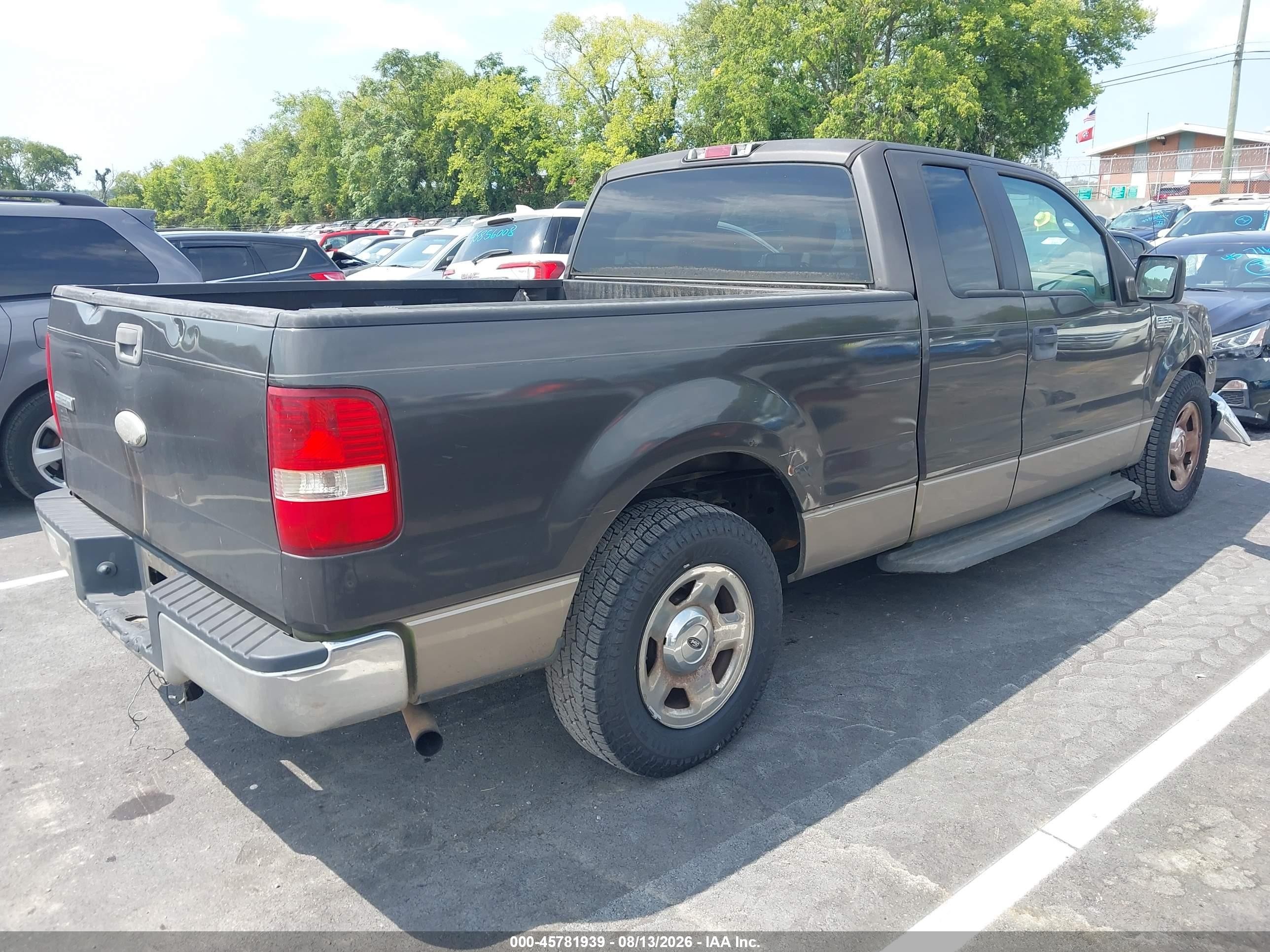 2006 Ford F-150 Stx/xl/xlt Серый vin: 1FTRX12W96NA21175