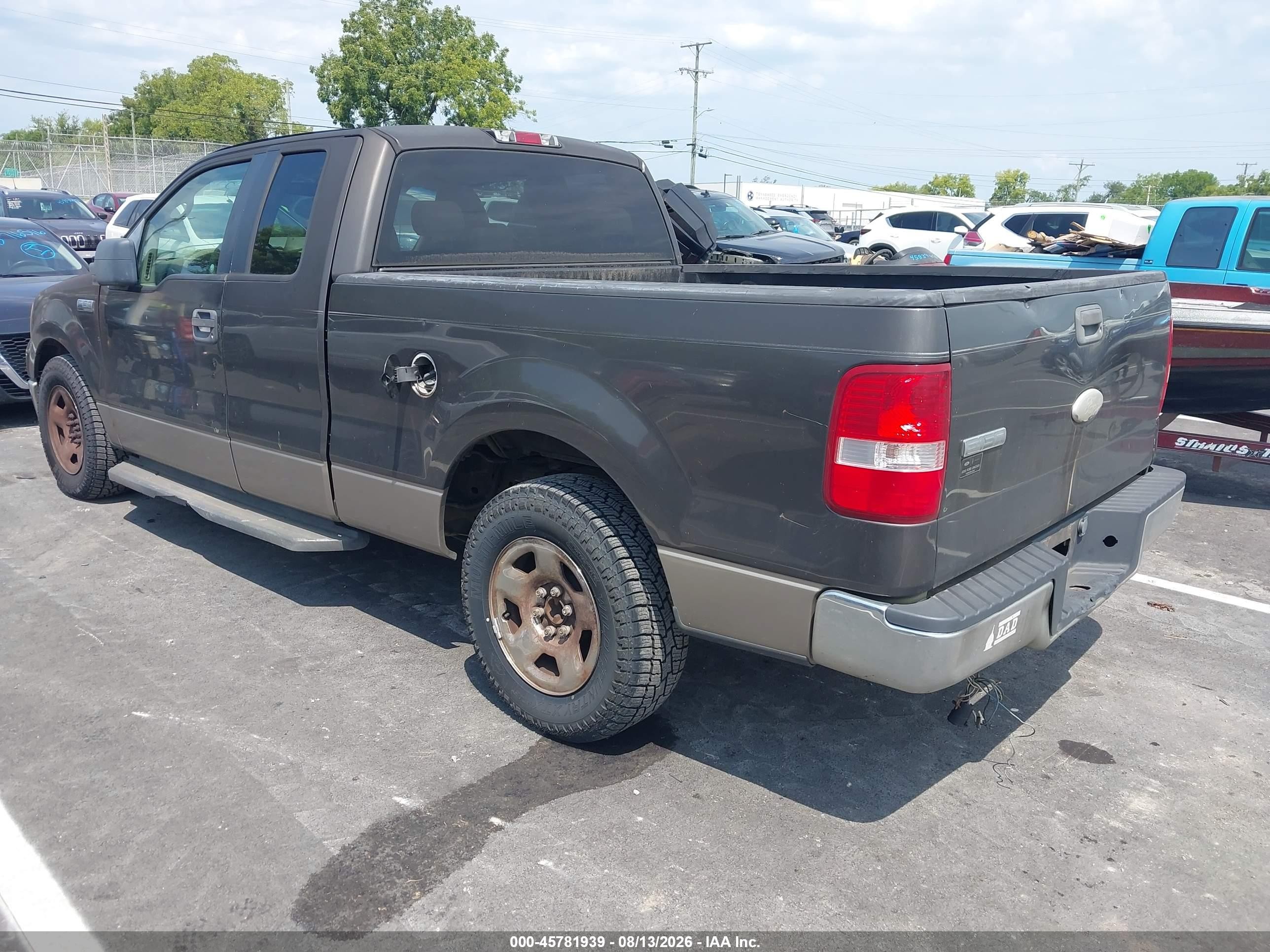 2006 Ford F-150 Stx/xl/xlt Серый vin: 1FTRX12W96NA21175
