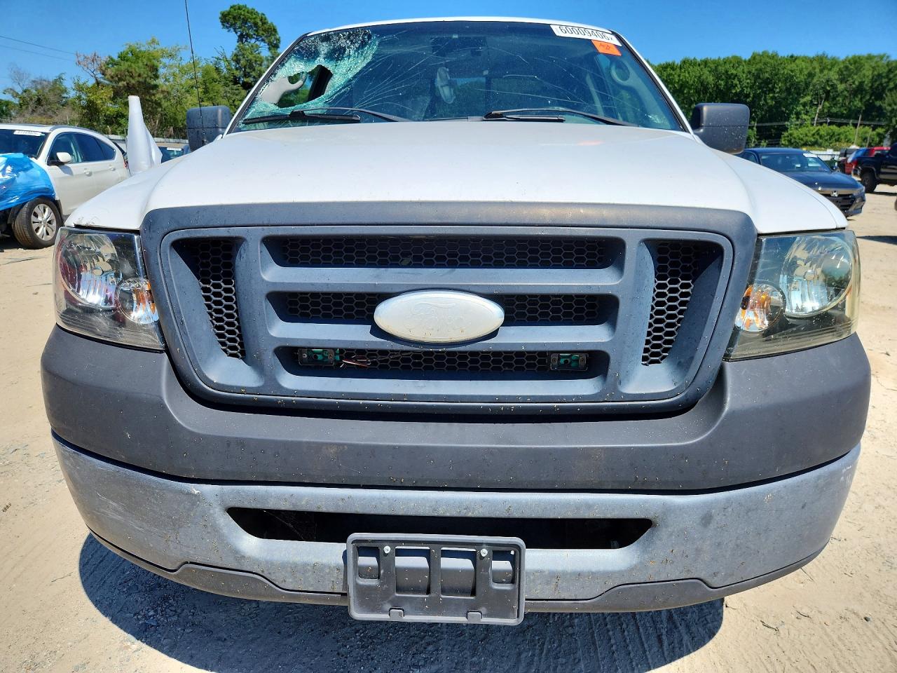 2007 Ford F150 Белый vin: 1FTRX12W97NA22148