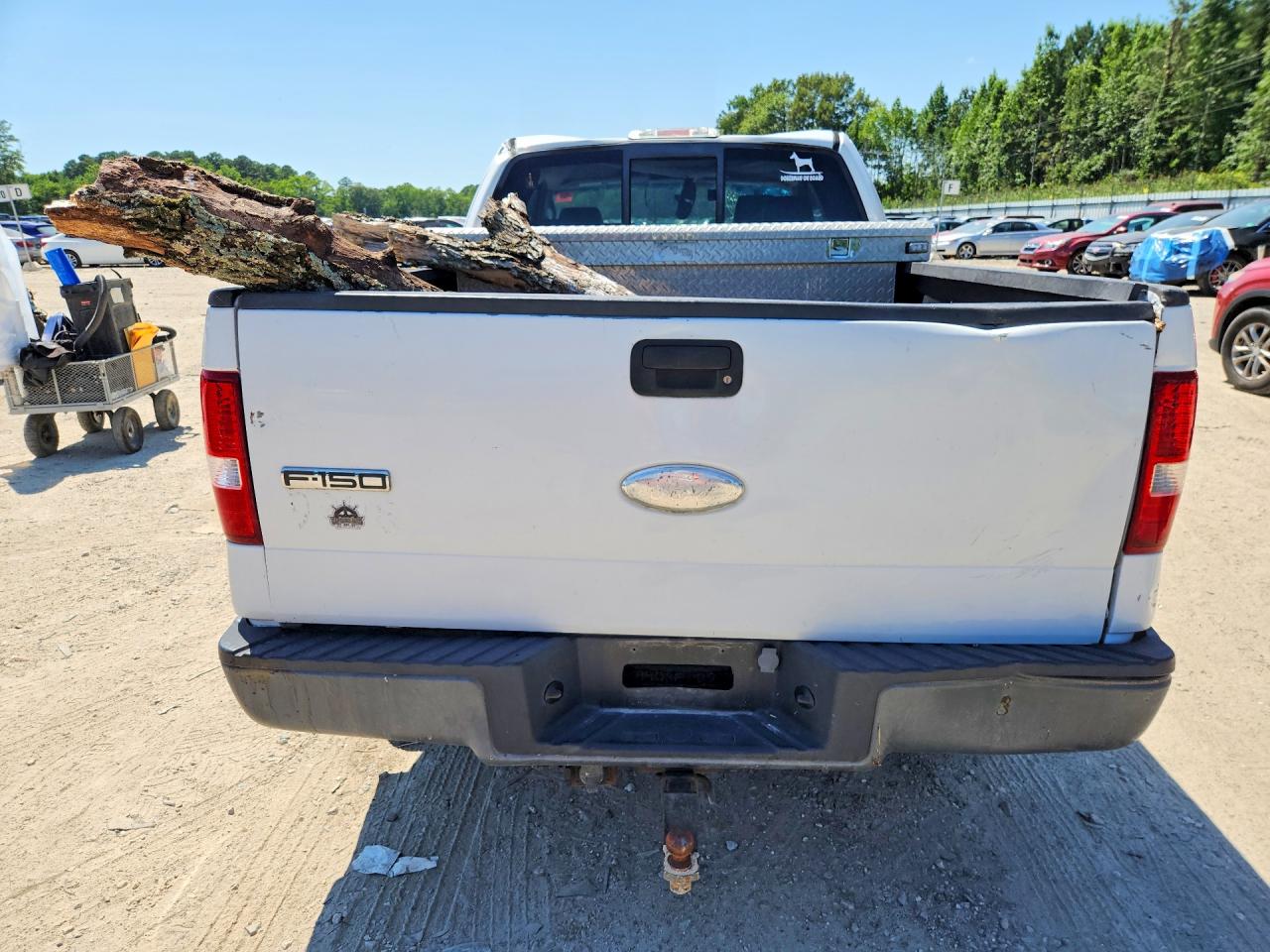 2007 Ford F150 Белый vin: 1FTRX12W97NA22148