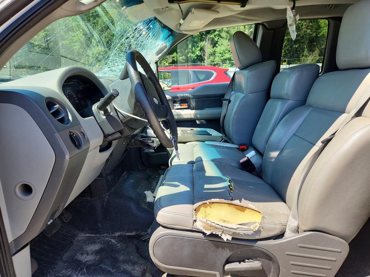 2007 Ford F150 Белый vin: 1FTRX12W97NA22148