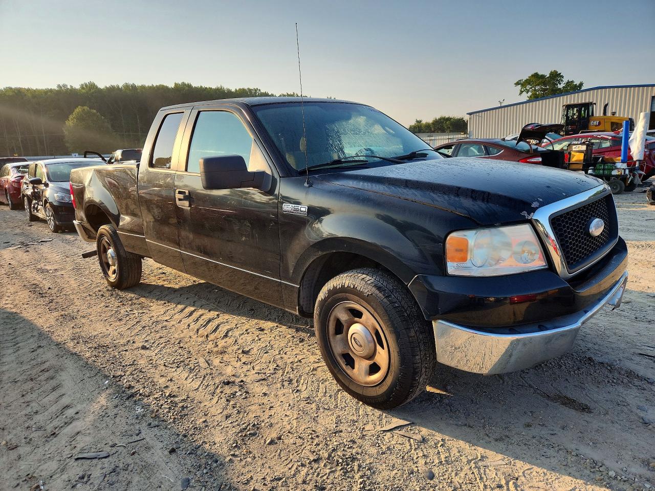 2007 Ford F150 Черный vin: 1FTRX12W97NA59104
