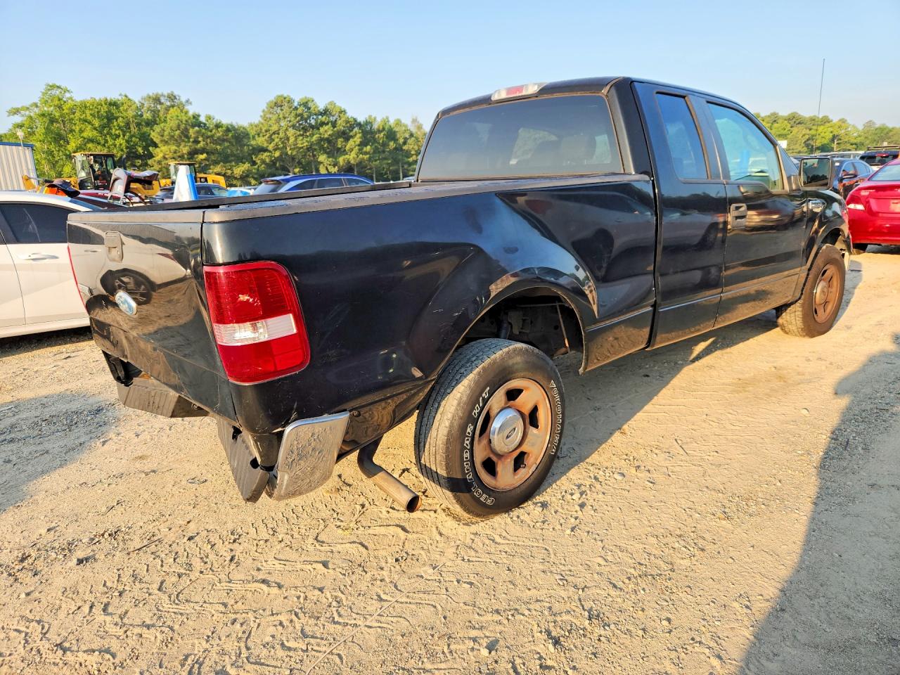 2007 Ford F150 Черный vin: 1FTRX12W97NA59104