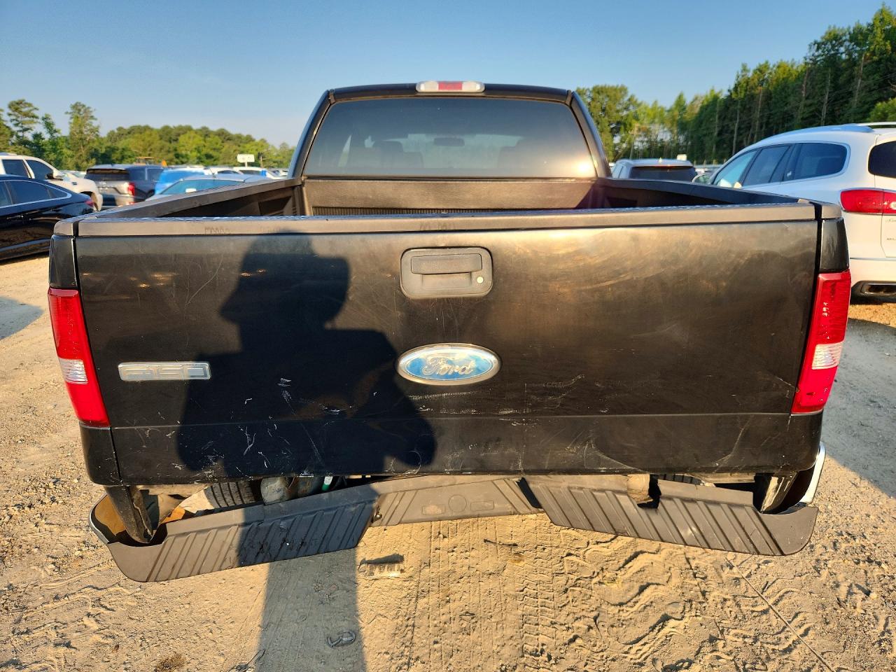 2007 Ford F150 Черный vin: 1FTRX12W97NA59104