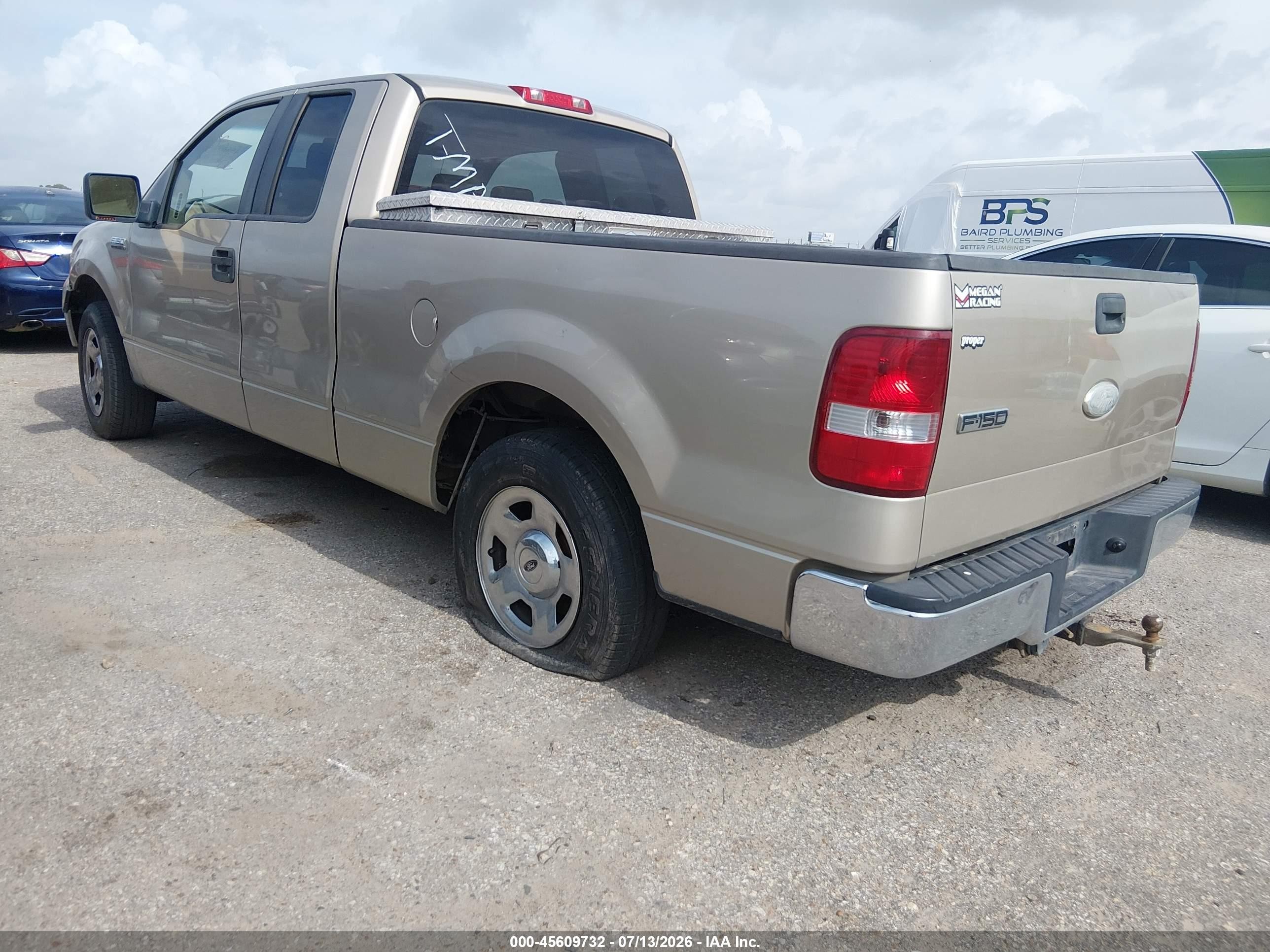 2008 Ford F-150 Fx2/stx/xl/xlt Beige vin: 1FTRX12W98FA57414