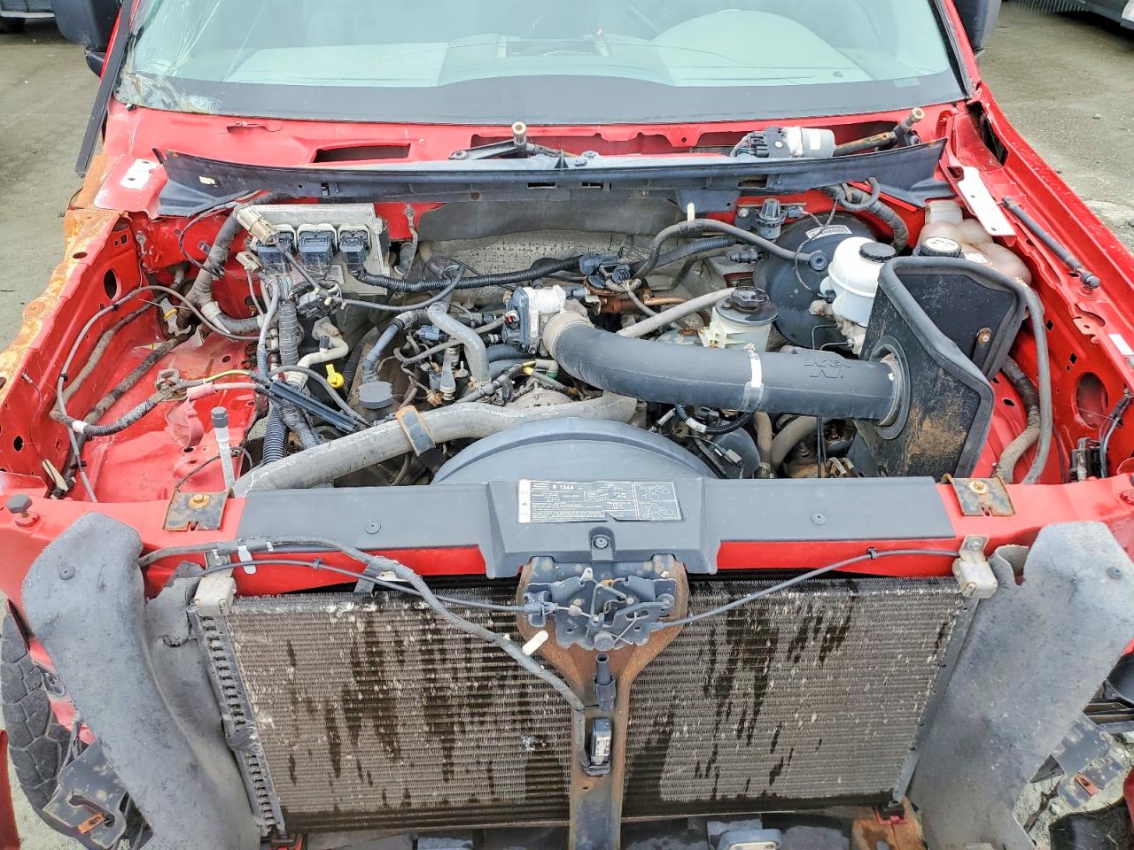 2008 Ford F150 Red vin: 1FTRX12W98FC03052