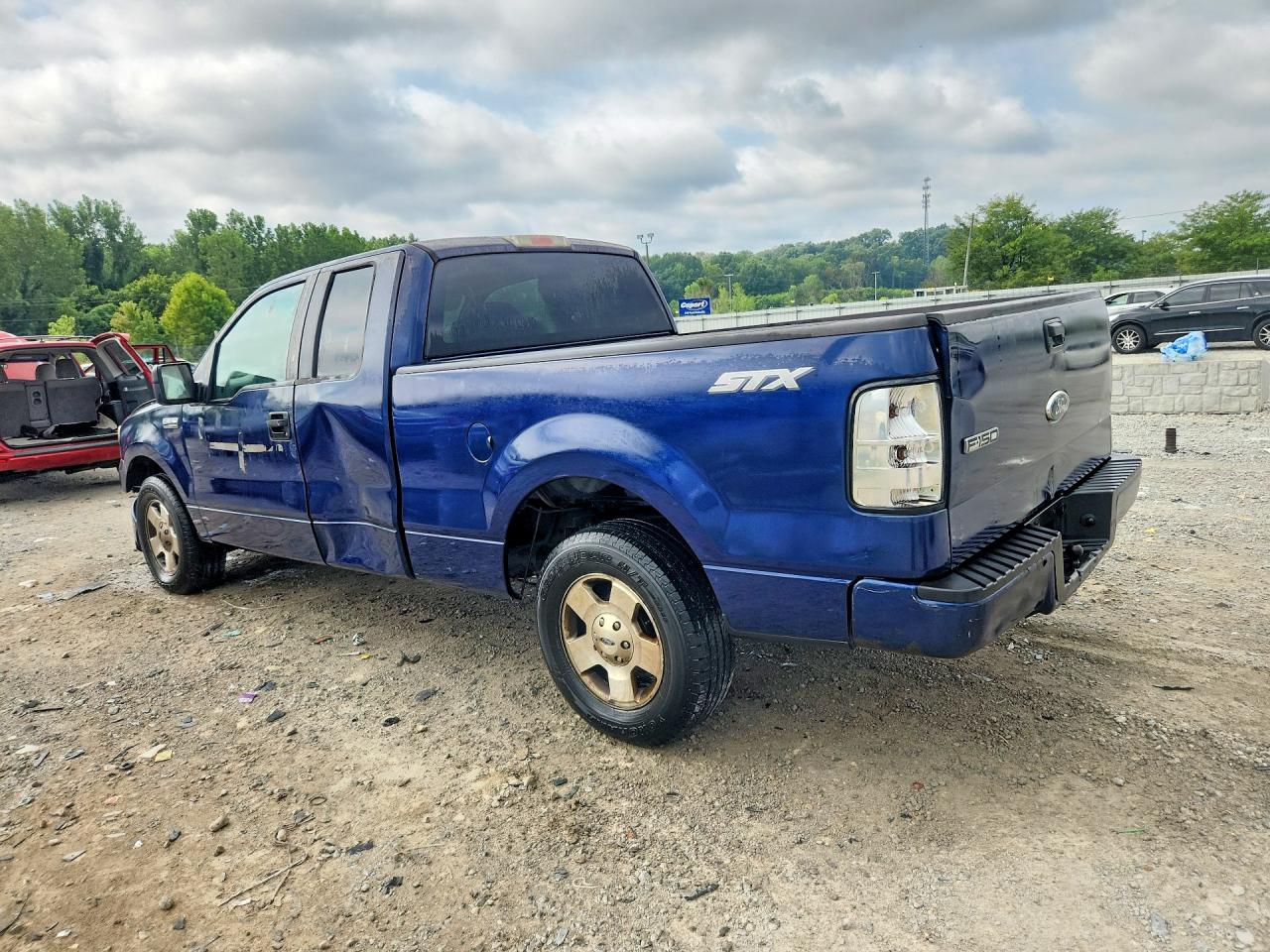 2008 Ford F150 Blue vin: 1FTRX12W98KB30692