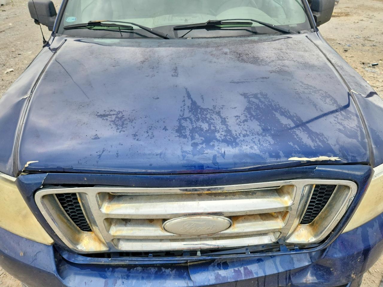 2008 Ford F150 Blue vin: 1FTRX12W98KB30692