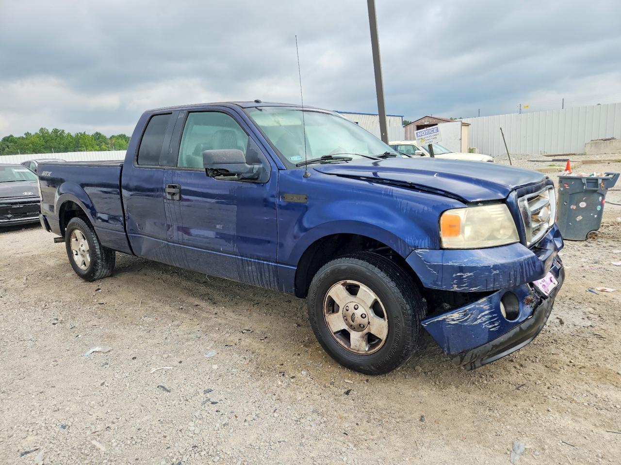 2008 Ford F150 Blue vin: 1FTRX12W98KB30692