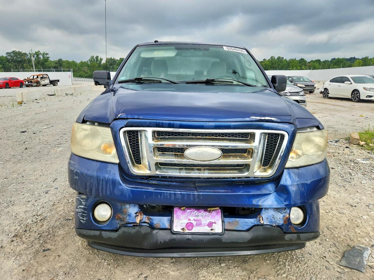 2008 Ford F150 Blue vin: 1FTRX12W98KB30692