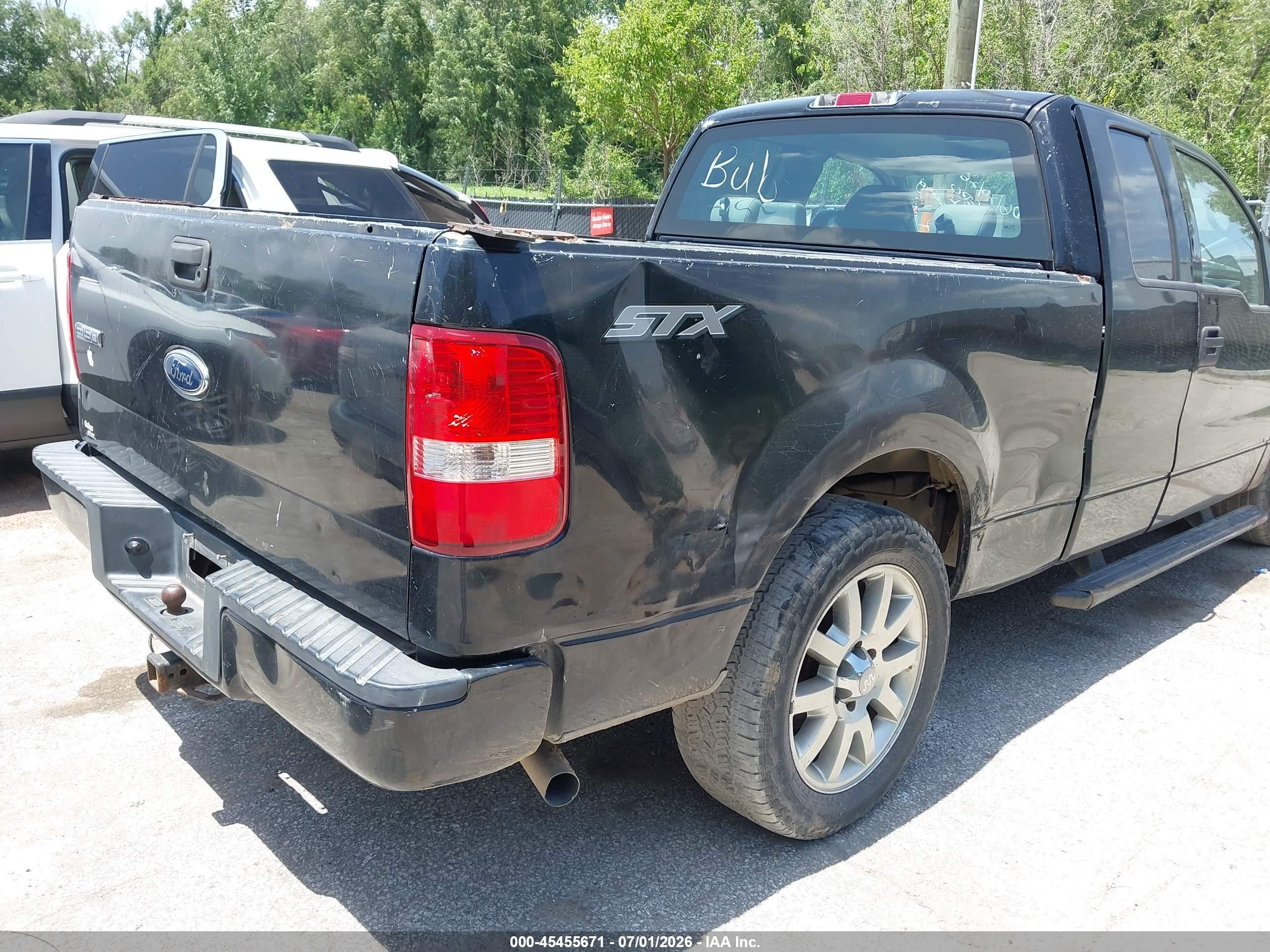 2004 Ford F-150 Stx/xl/xlt Black vin: 1FTRX12WX4FA03548
