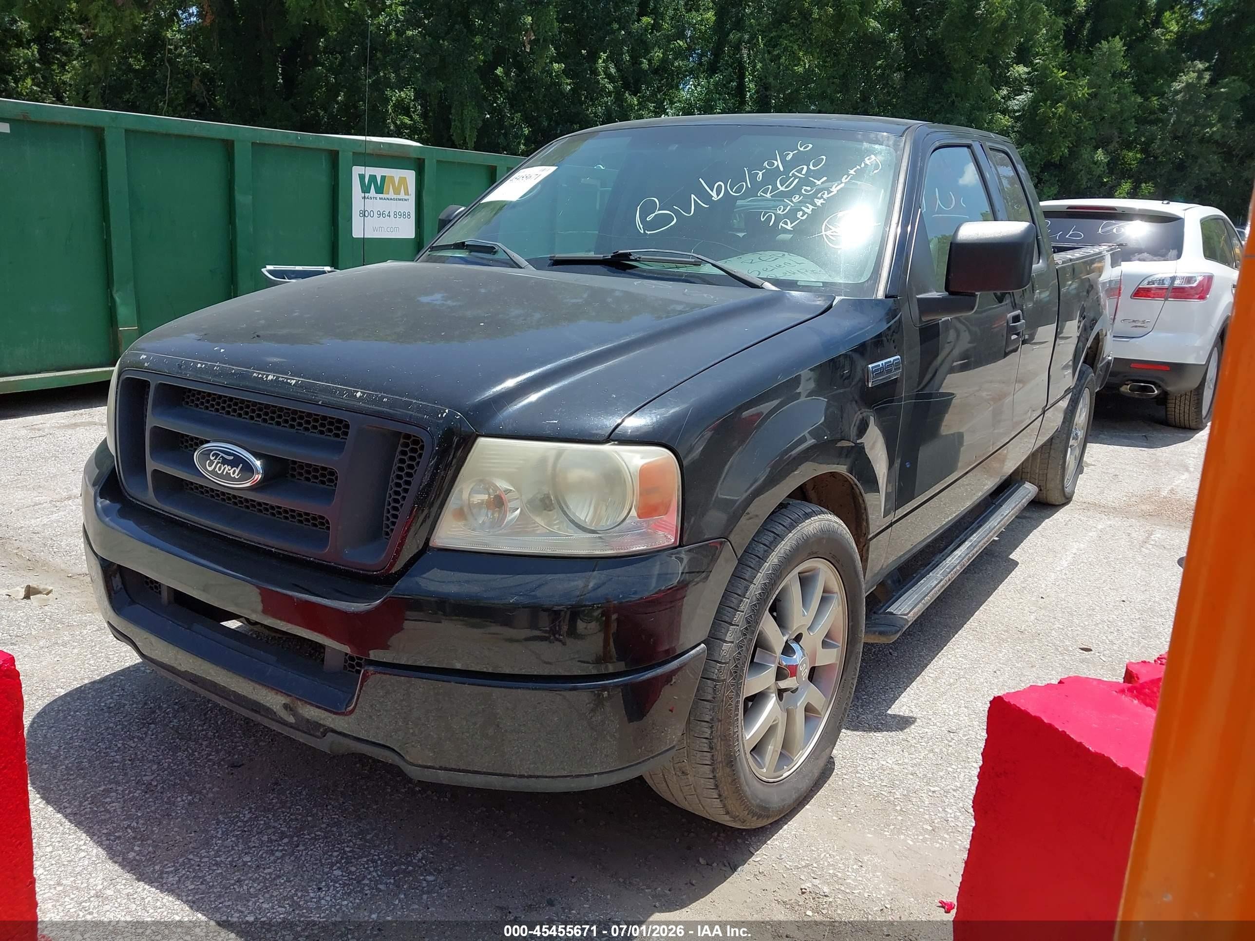 2004 Ford F-150 Stx/xl/xlt Black vin: 1FTRX12WX4FA03548