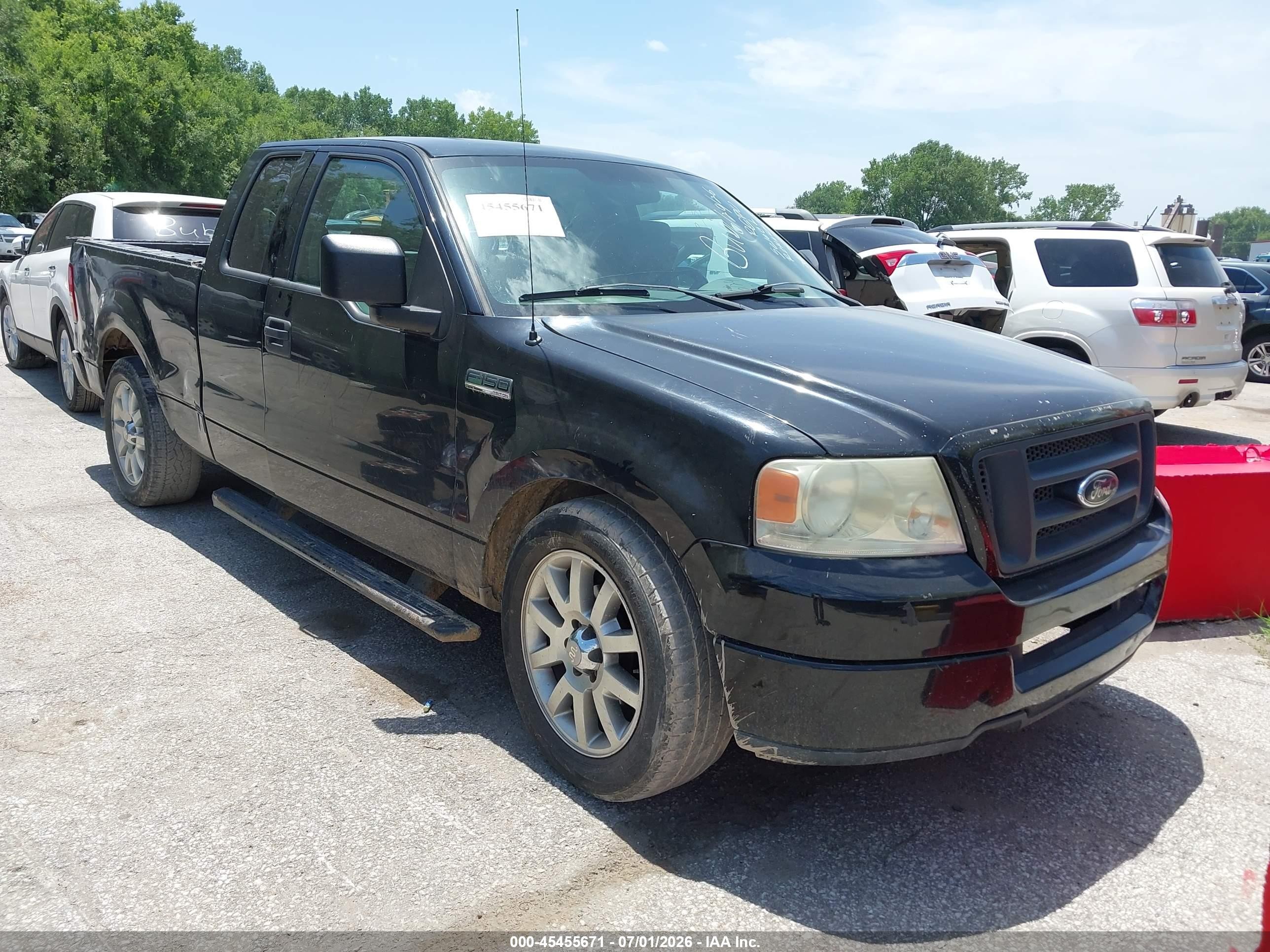 2004 Ford F-150 Stx/xl/xlt Black vin: 1FTRX12WX4FA03548