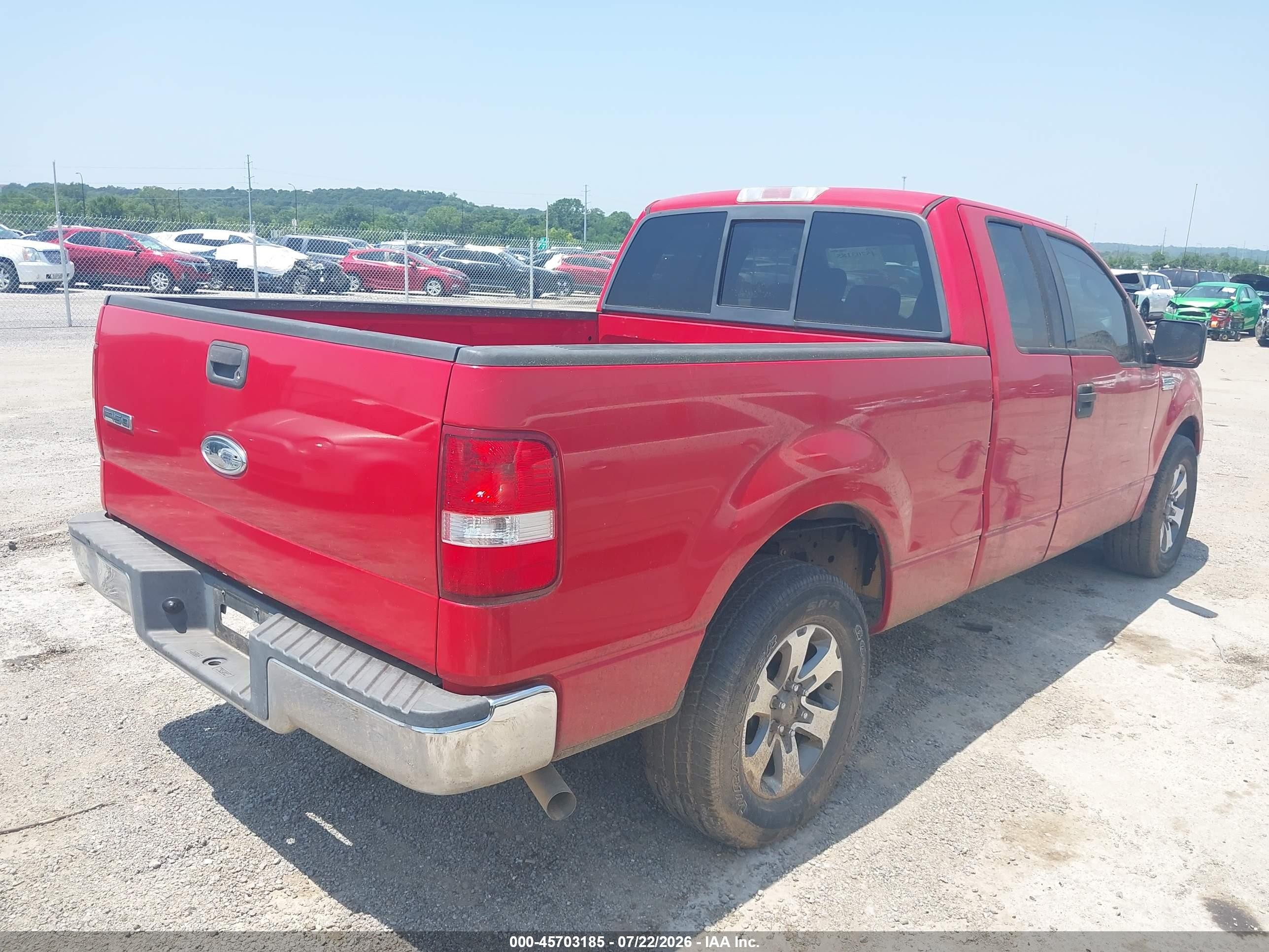 2004 Ford F-150 Stx/xl/xlt Red vin: 1FTRX12WX4NA61164