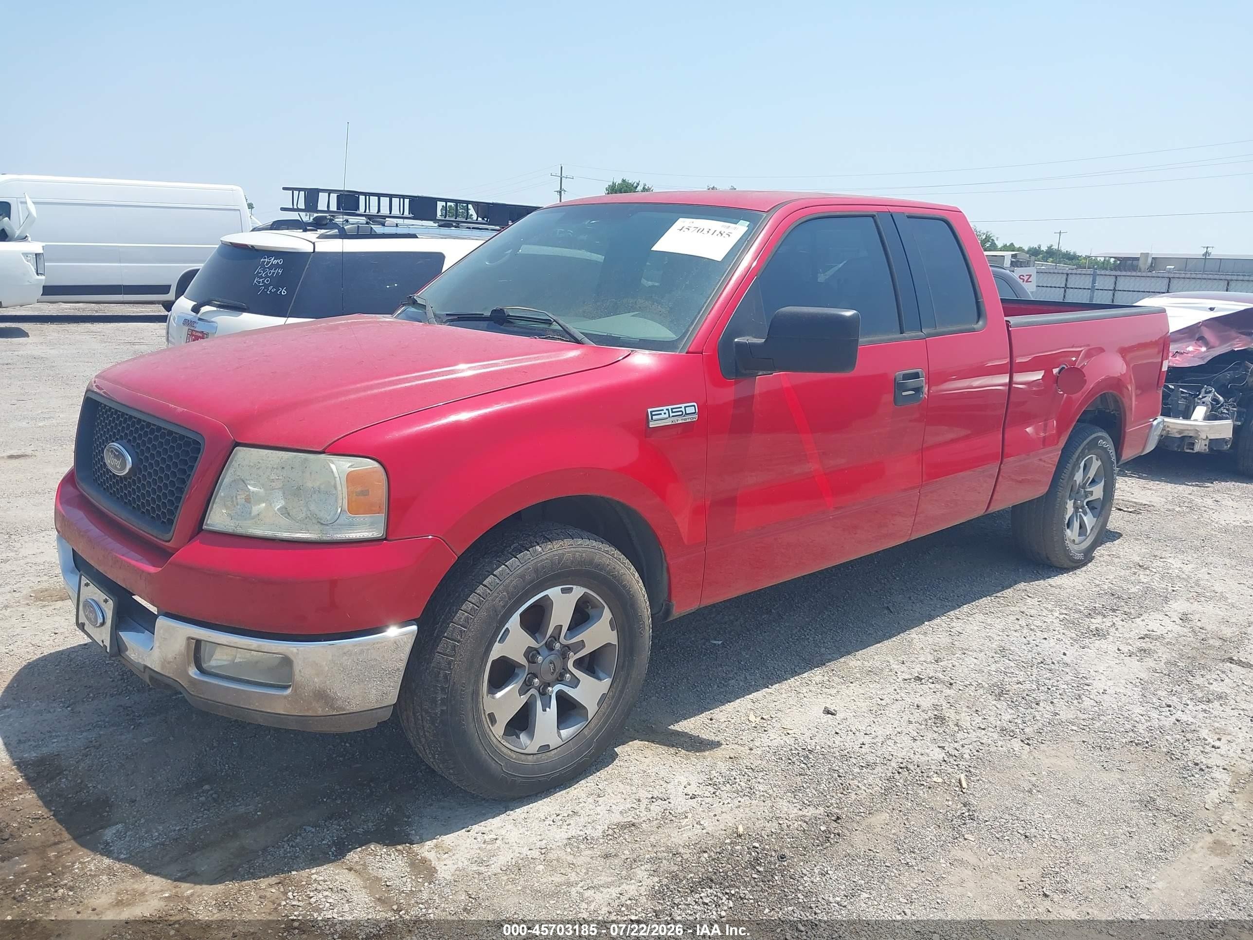 2004 Ford F-150 Stx/xl/xlt Red vin: 1FTRX12WX4NA61164
