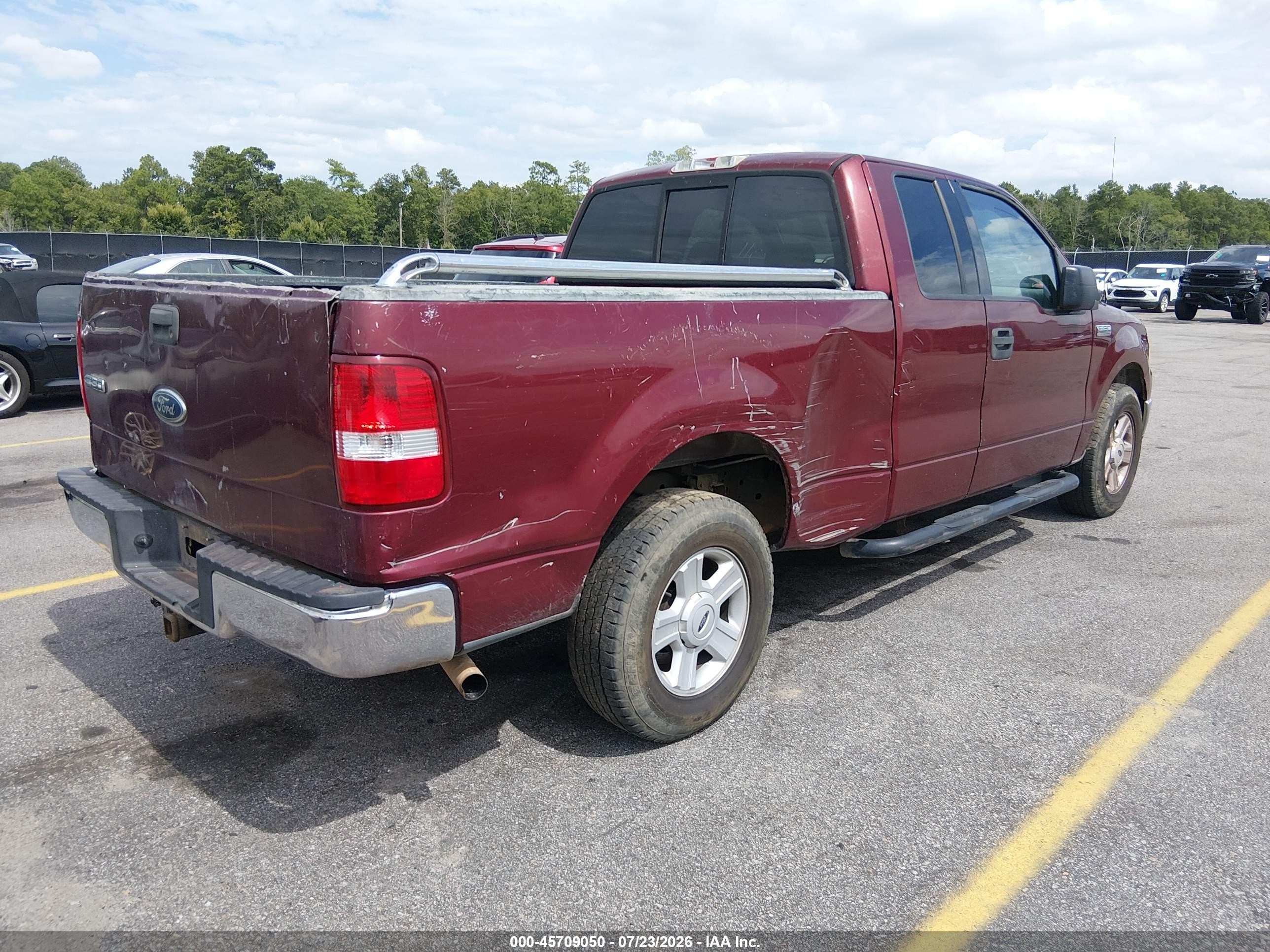 2004 Ford F-150 Stx/xl/xlt Red vin: 1FTRX12WX4NB46344