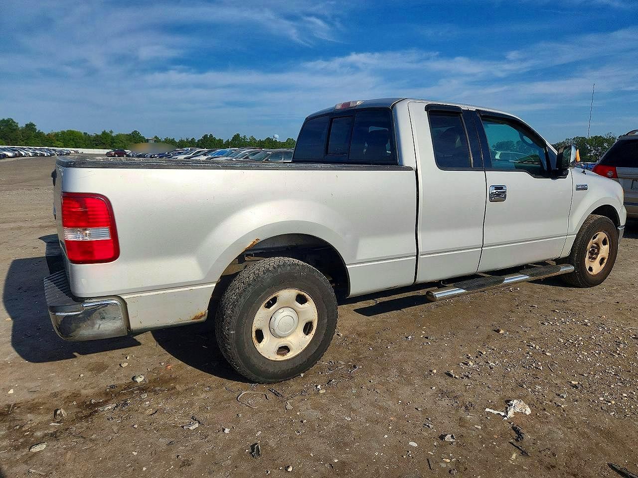2004 Ford F150 Silver vin: 1FTRX12WX4NB97195