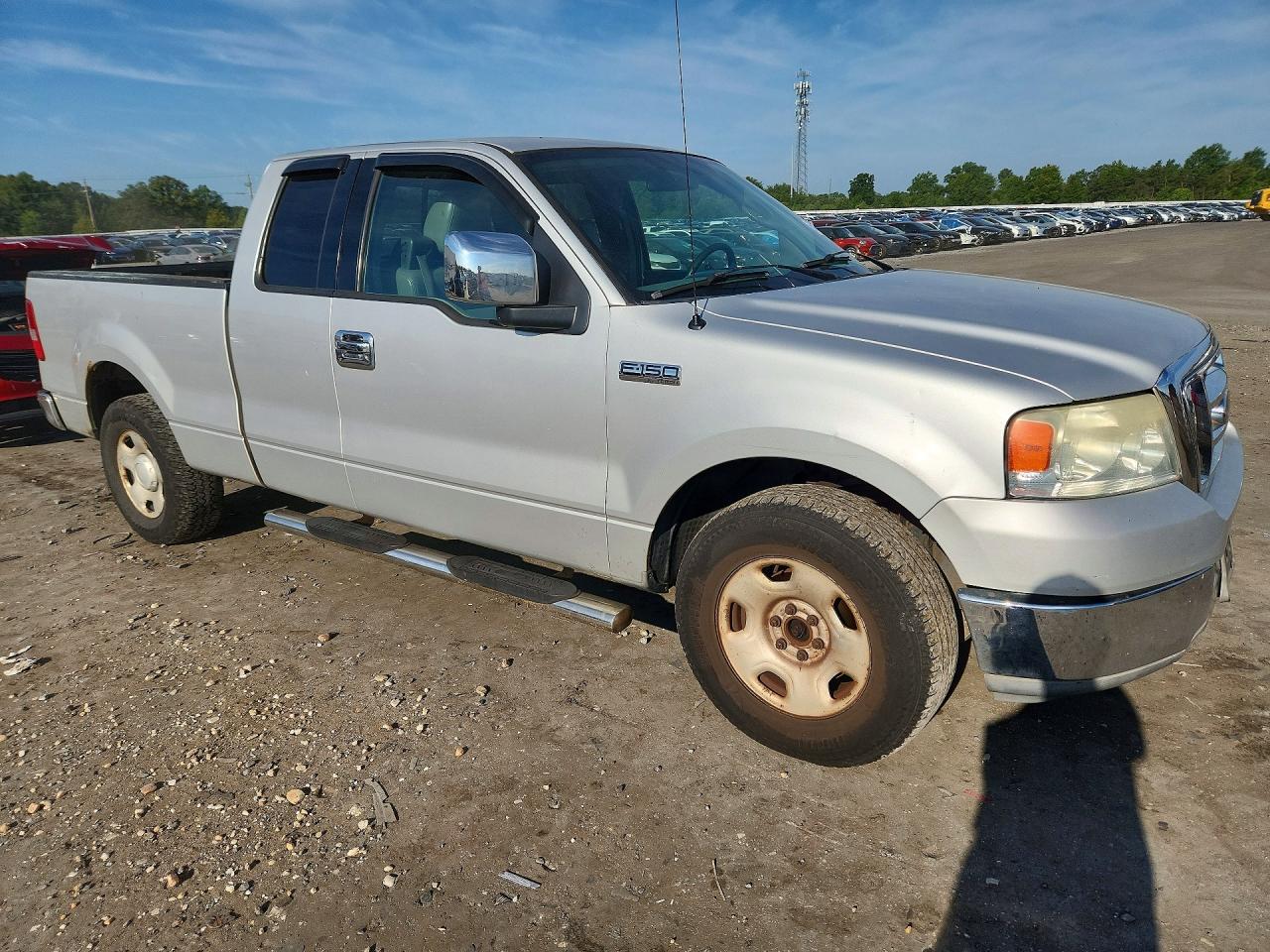2004 Ford F150 Silver vin: 1FTRX12WX4NB97195