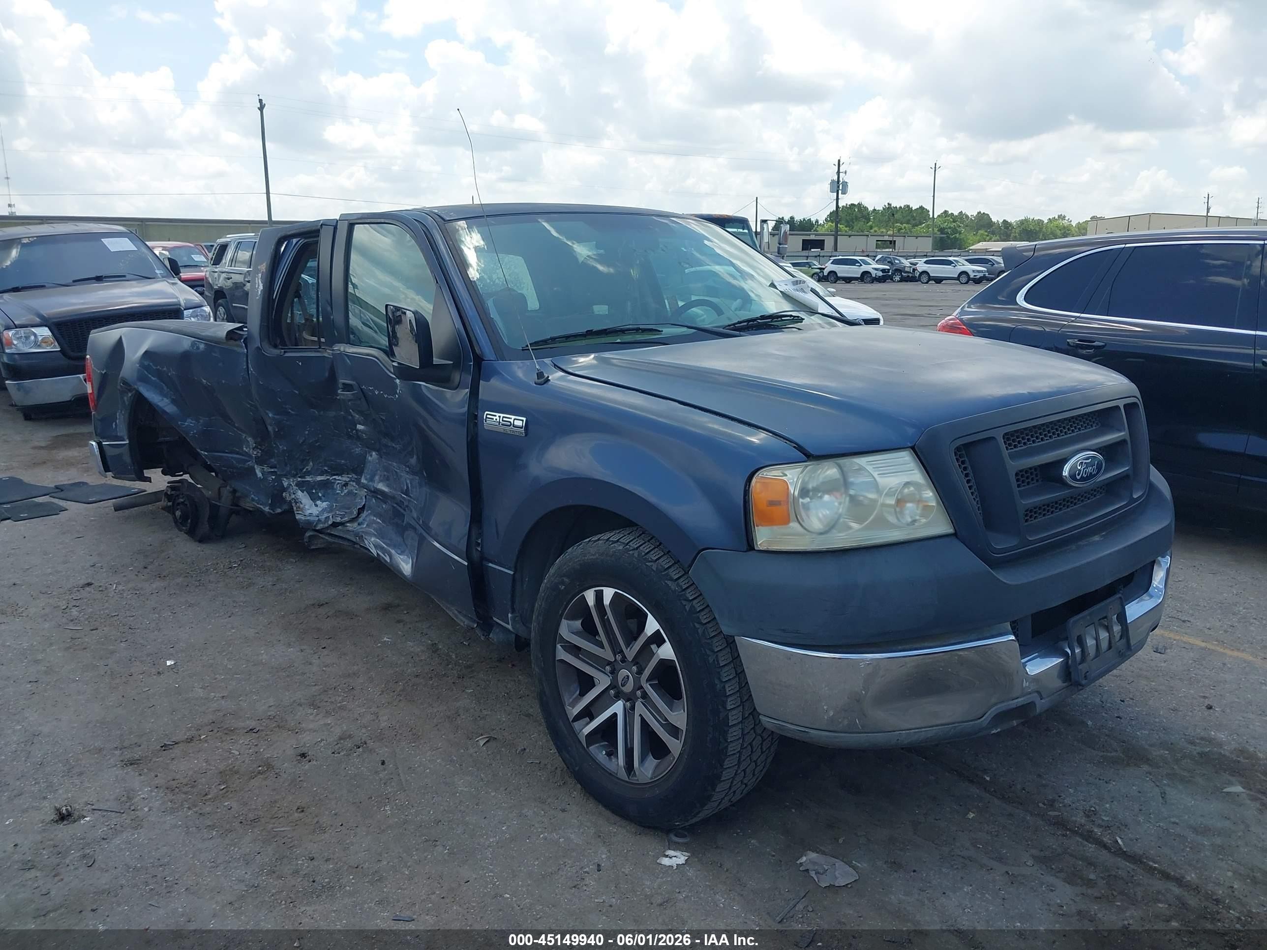 2005 Ford F-150 Stx/xl/xlt Синий vin: 1FTRX12WX5NA15187