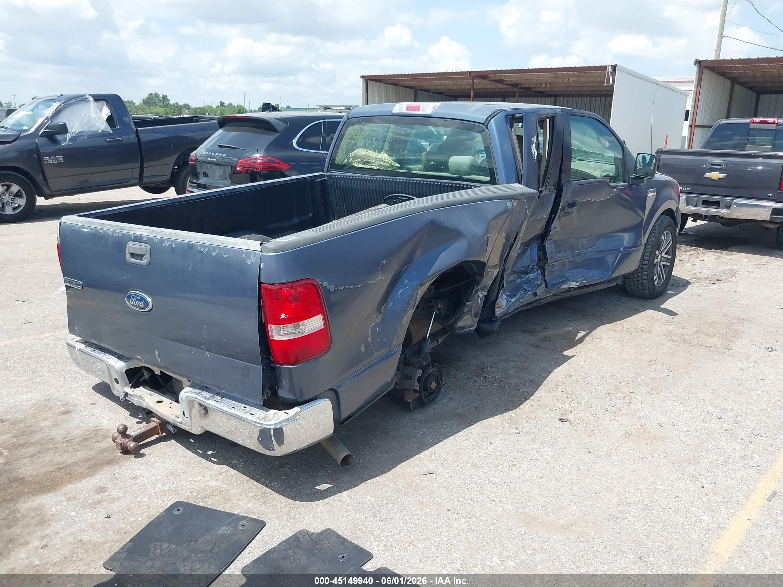 2005 Ford F-150 Stx/xl/xlt Blue vin: 1FTRX12WX5NA15187