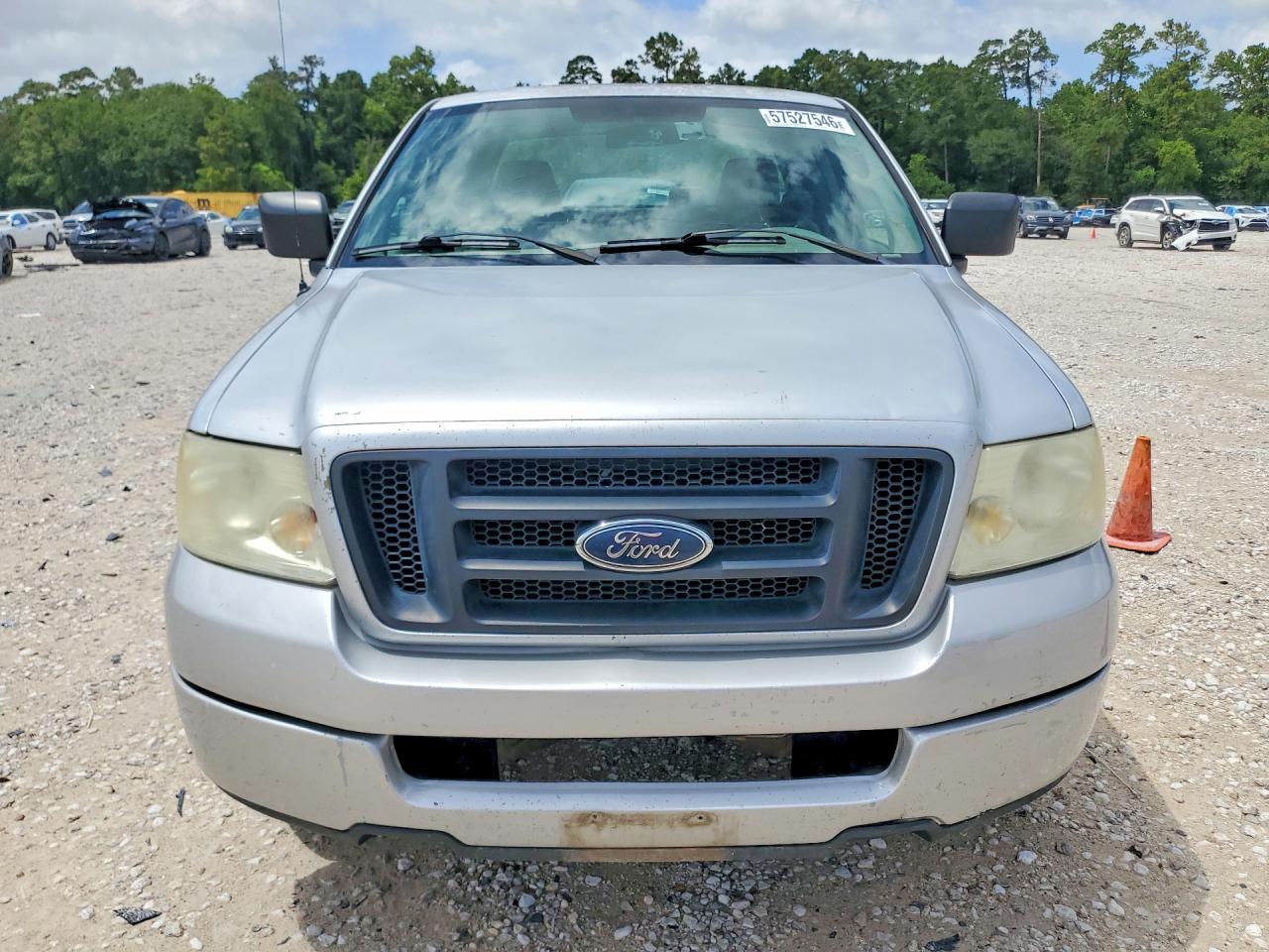 2005 Ford F150 Silver vin: 1FTRX12WX5NA68875