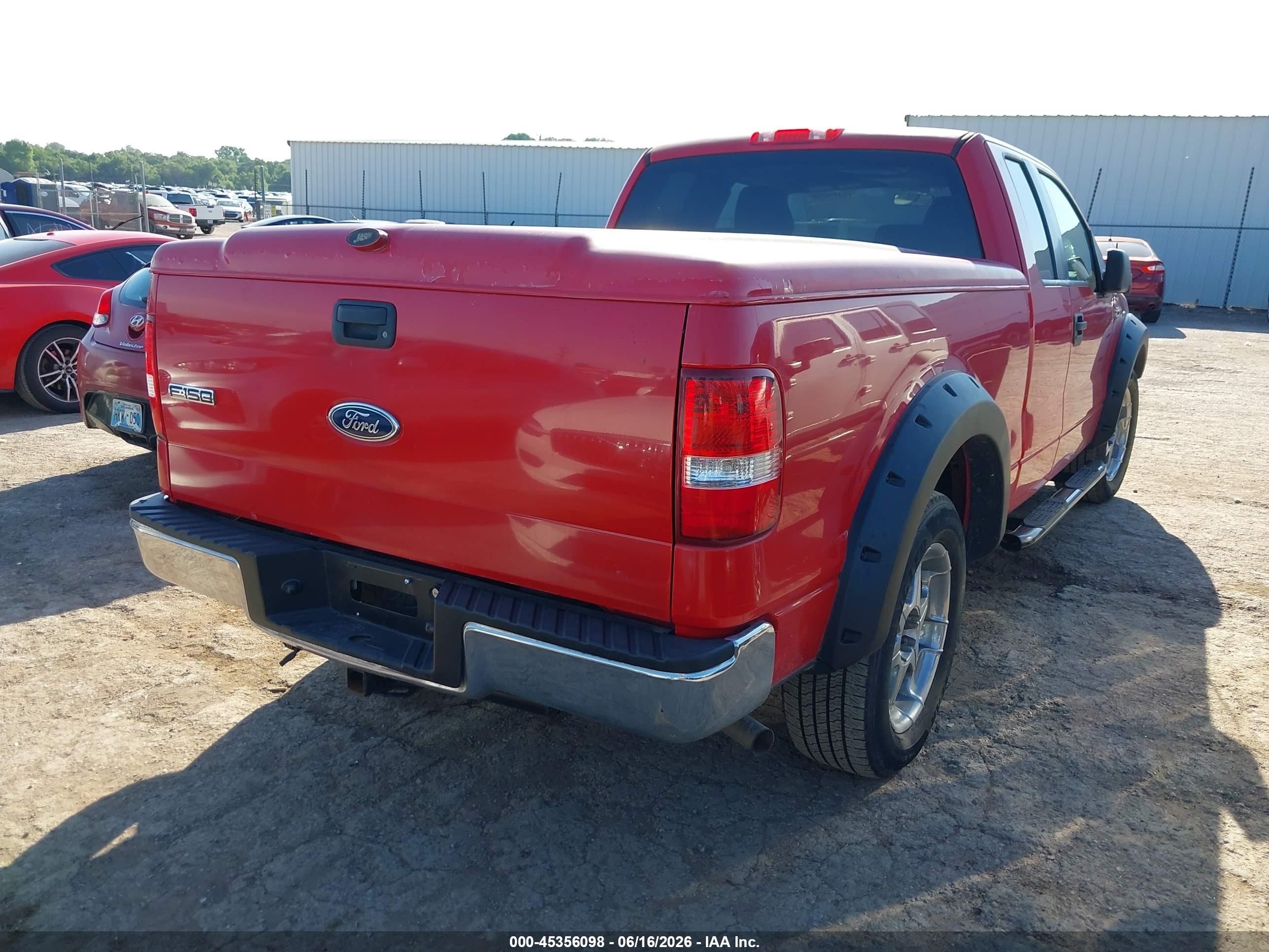 2005 Ford F-150 Stx/xl/xlt Red vin: 1FTRX12WX5NB17153