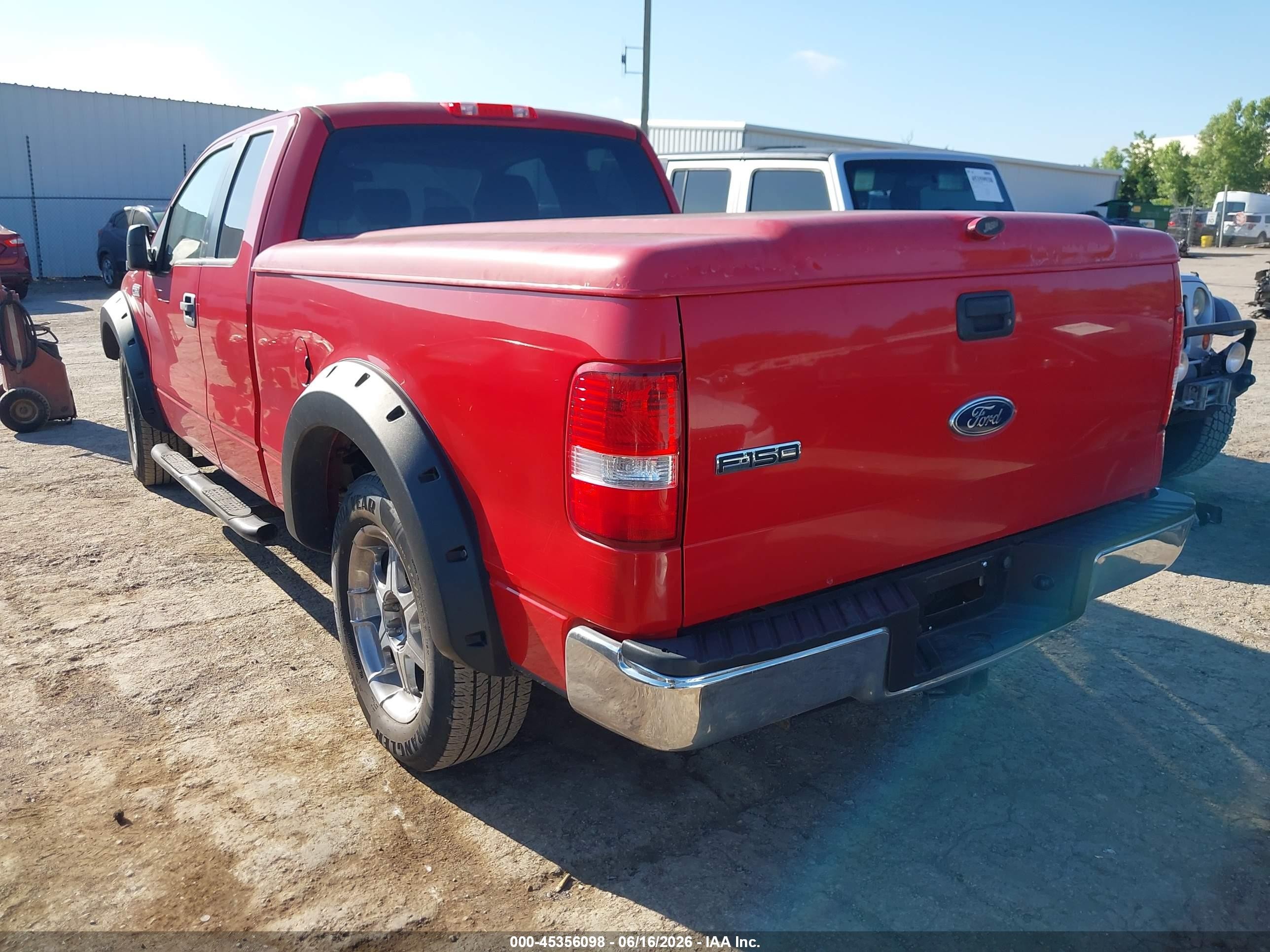 2005 Ford F-150 Stx/xl/xlt Red vin: 1FTRX12WX5NB17153