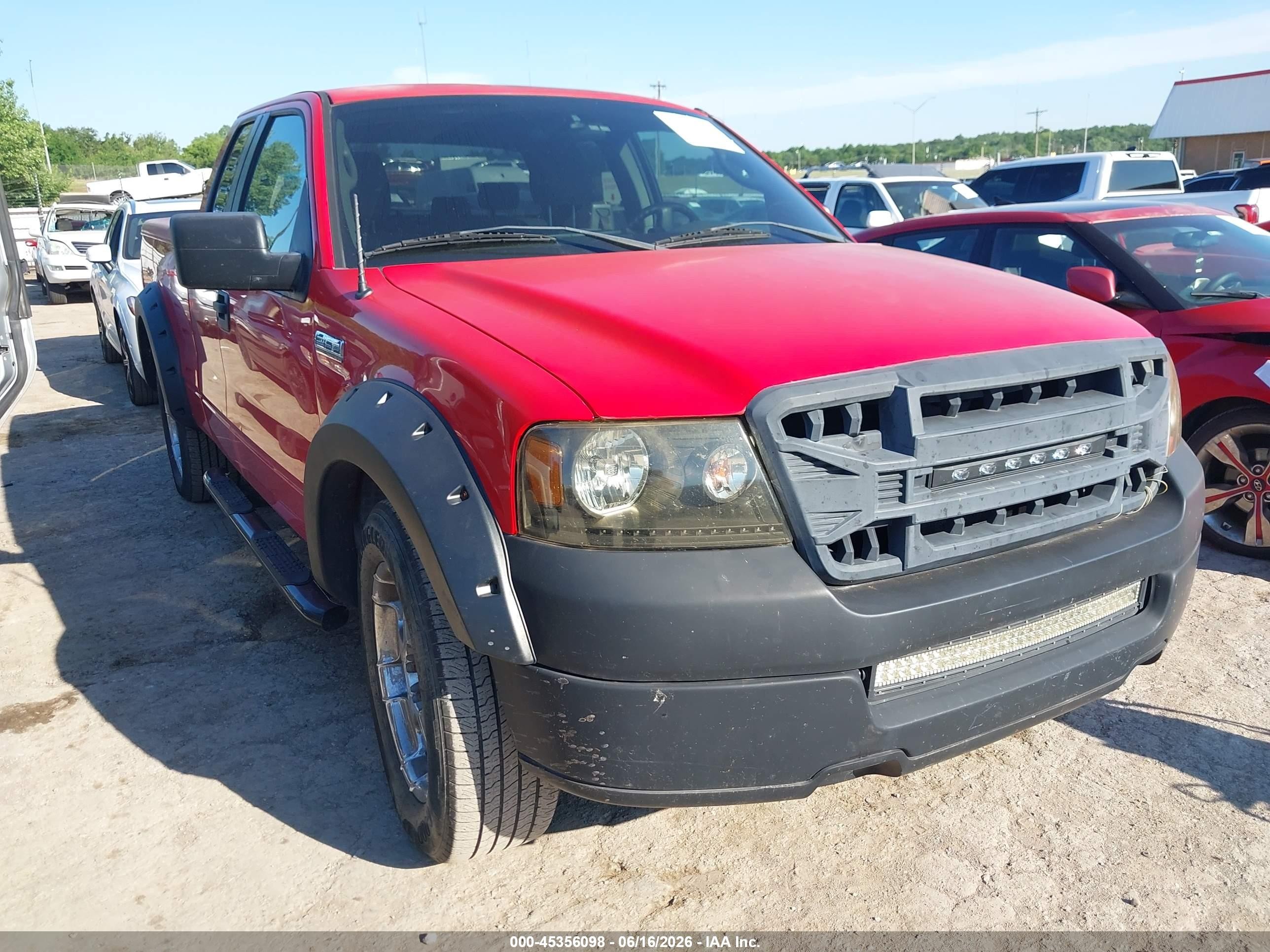2005 Ford F-150 Stx/xl/xlt Red vin: 1FTRX12WX5NB17153