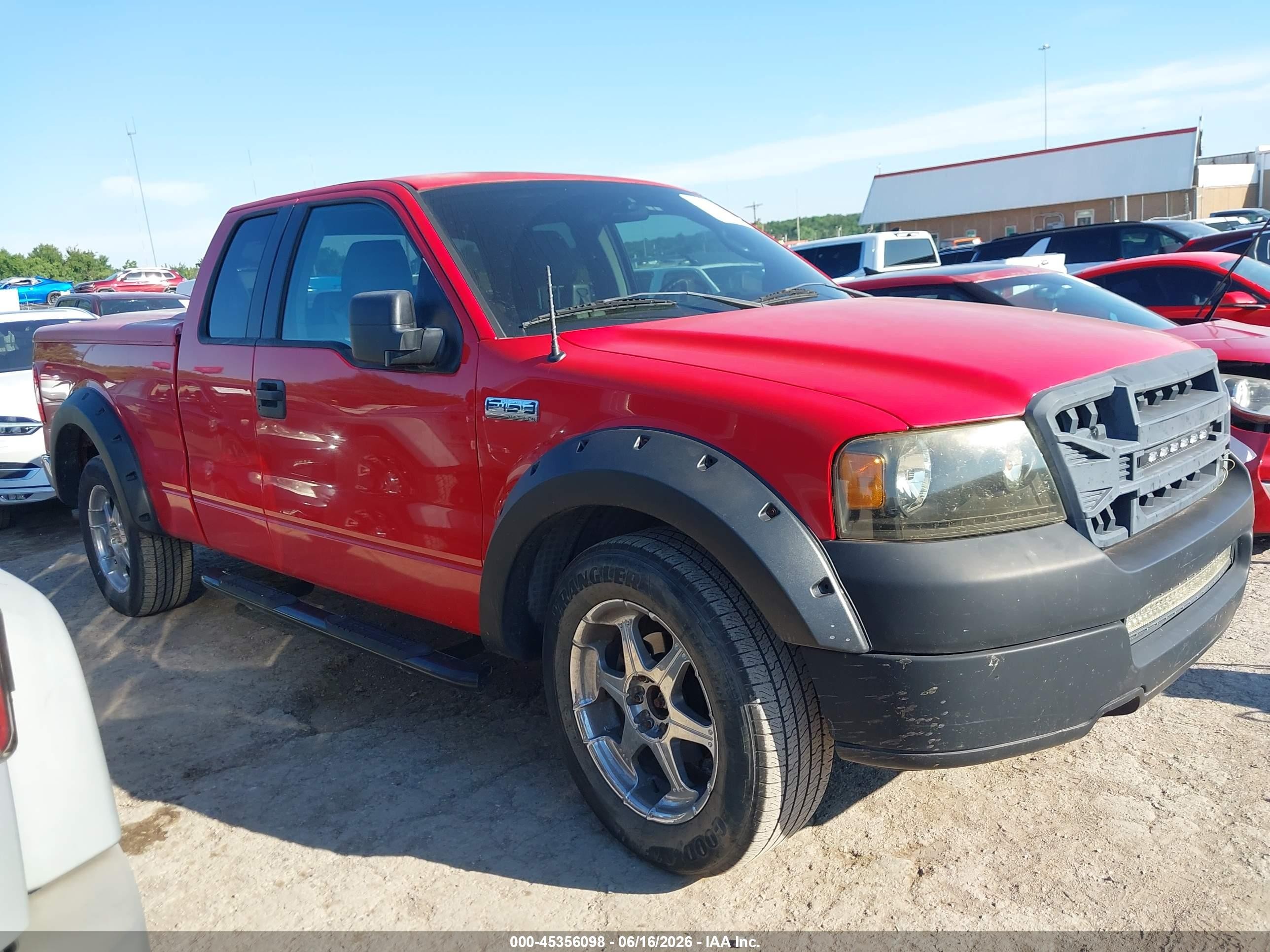 2005 Ford F-150 Stx/xl/xlt Red vin: 1FTRX12WX5NB17153