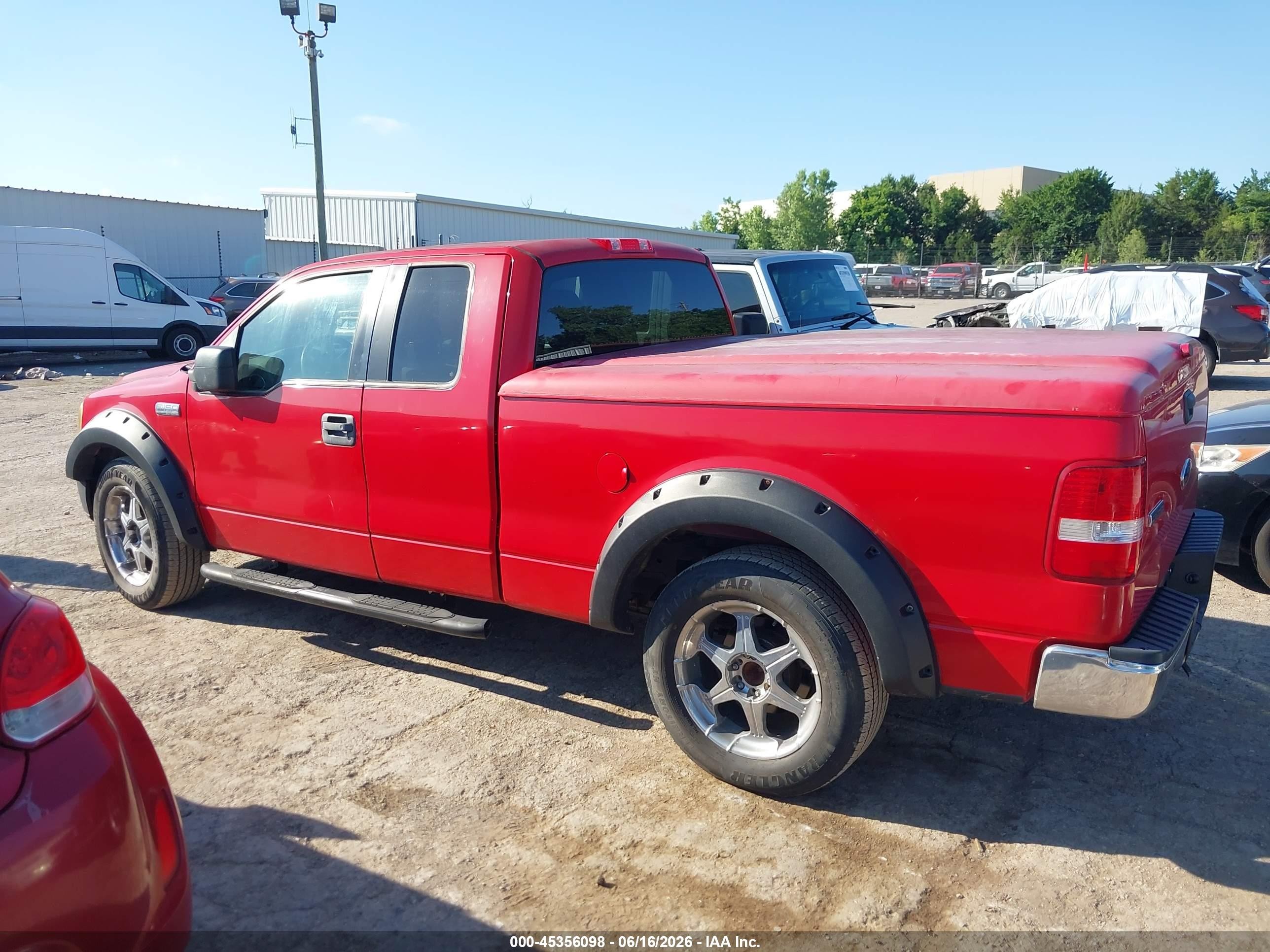2005 Ford F-150 Stx/xl/xlt Red vin: 1FTRX12WX5NB17153