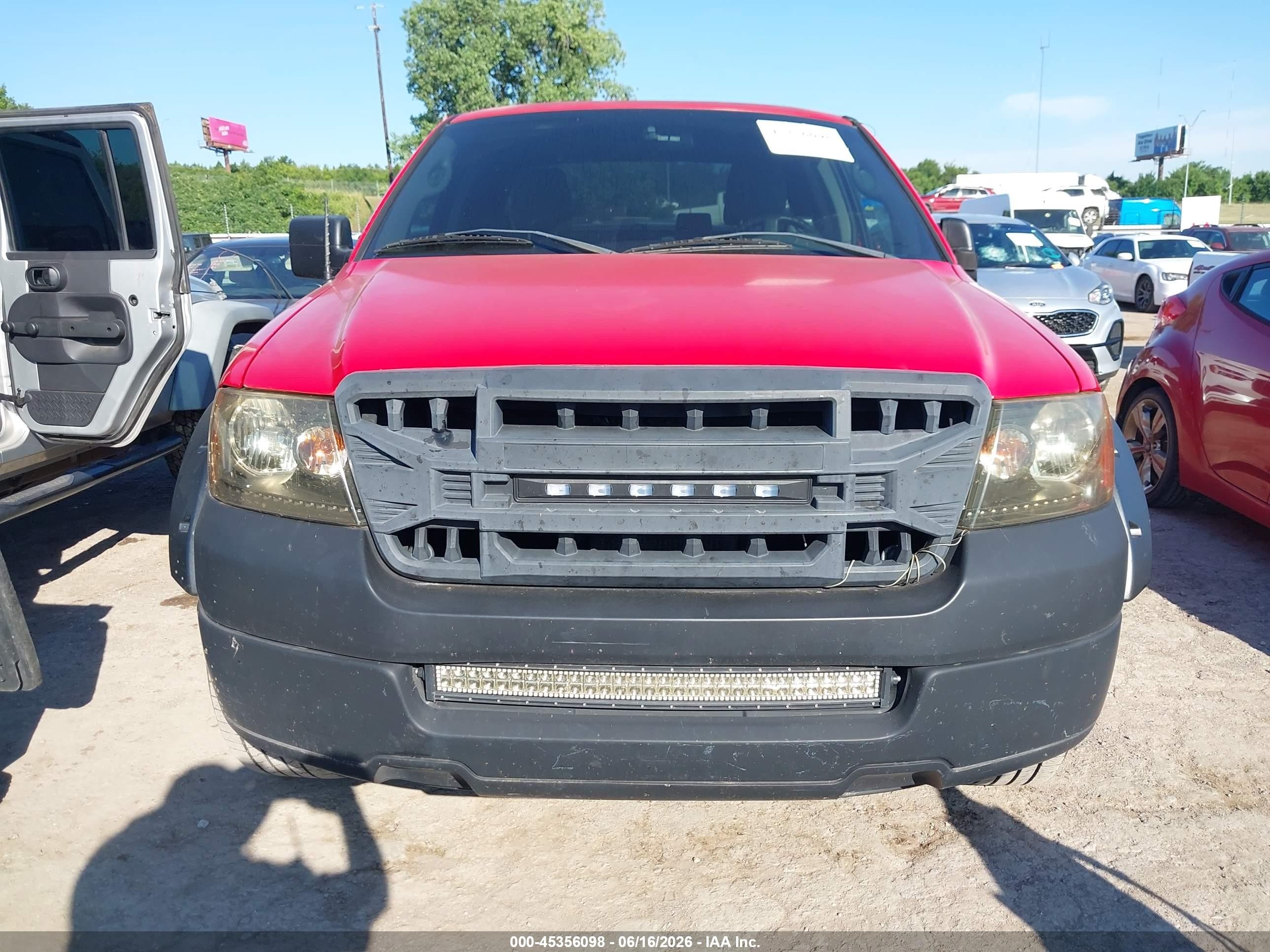 2005 Ford F-150 Stx/xl/xlt Red vin: 1FTRX12WX5NB17153