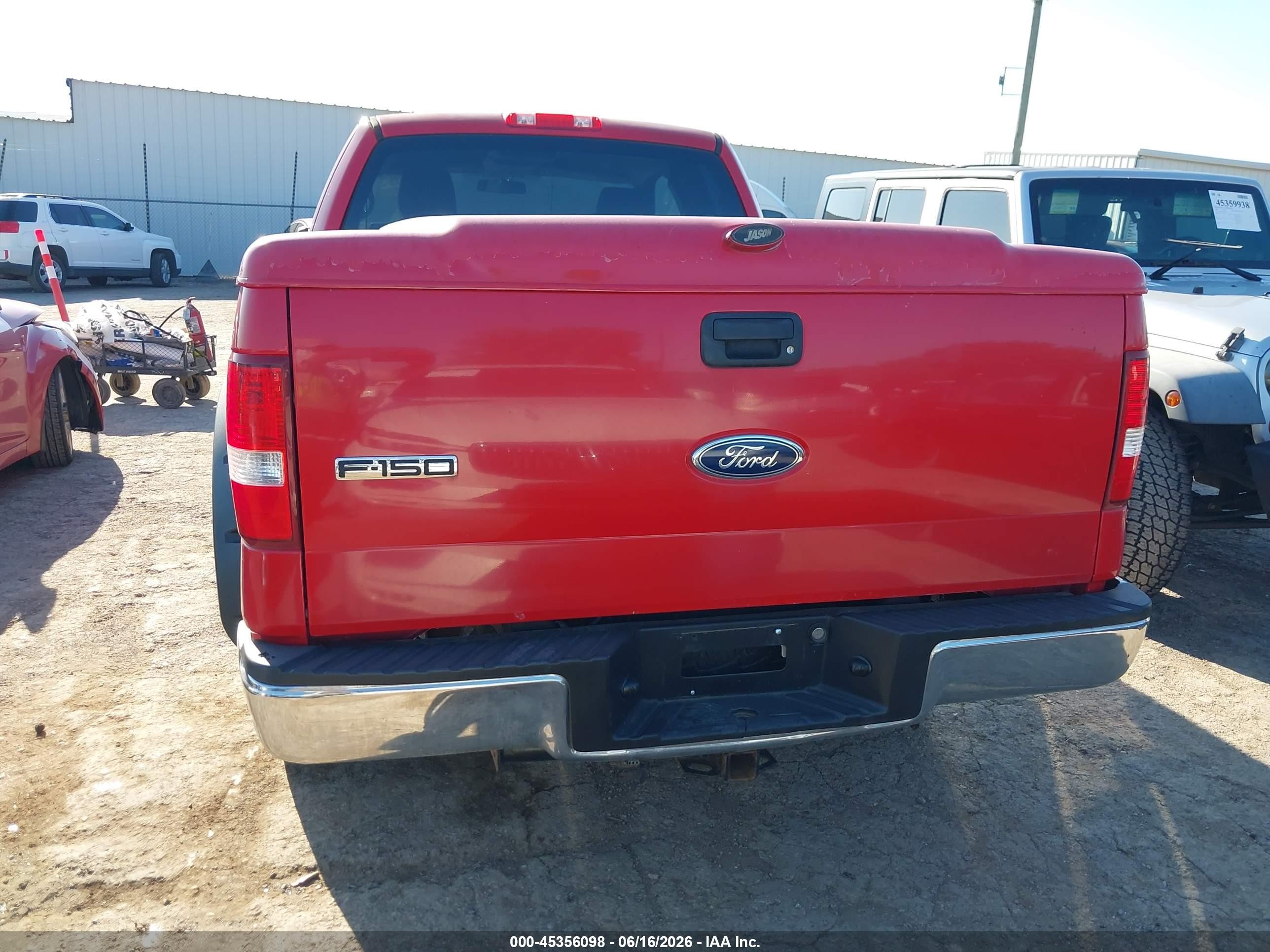 2005 Ford F-150 Stx/xl/xlt Red vin: 1FTRX12WX5NB17153