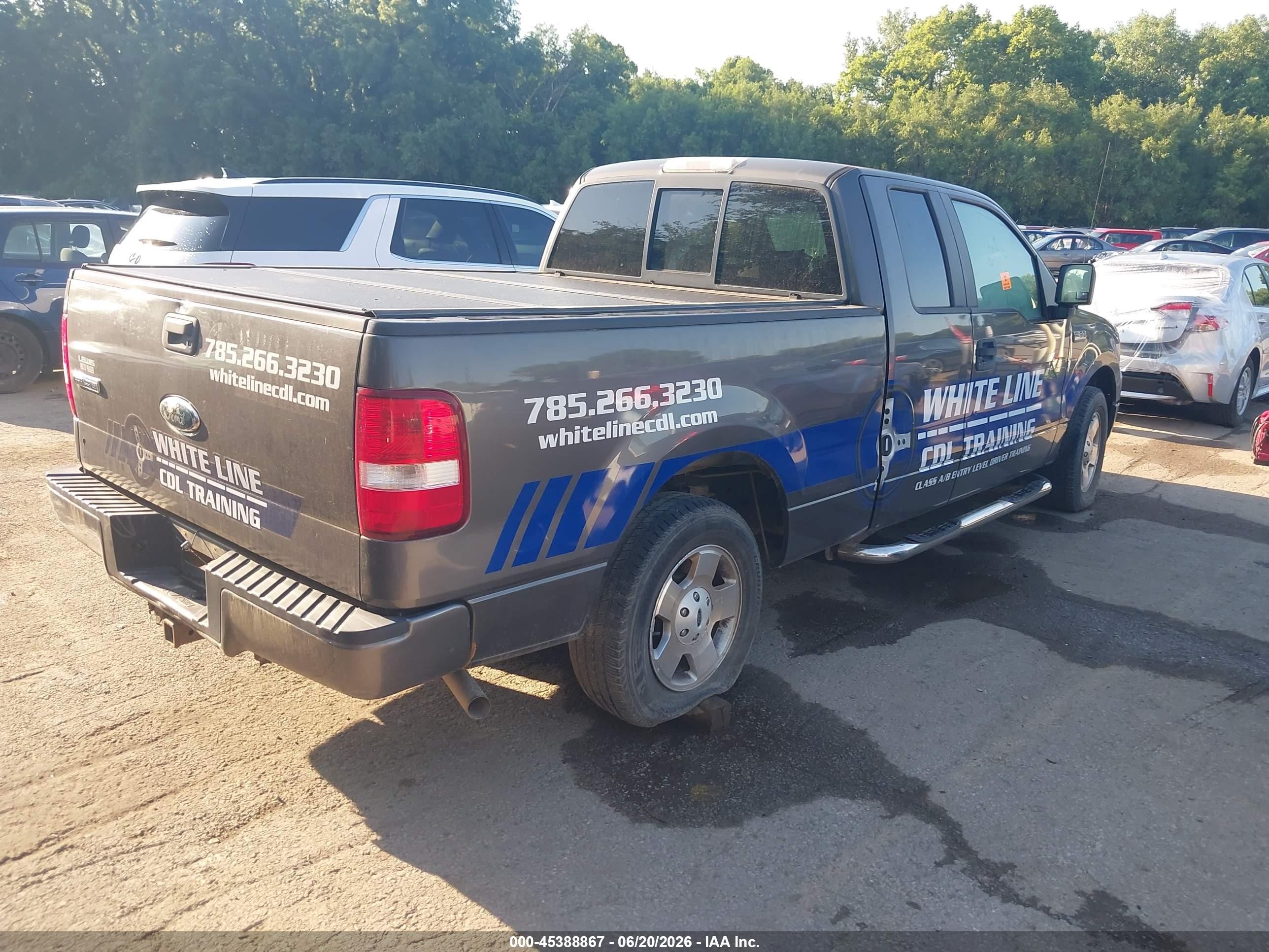 2007 Ford F-150 Stx/xl/xlt Gray vin: 1FTRX12WX7KB49072