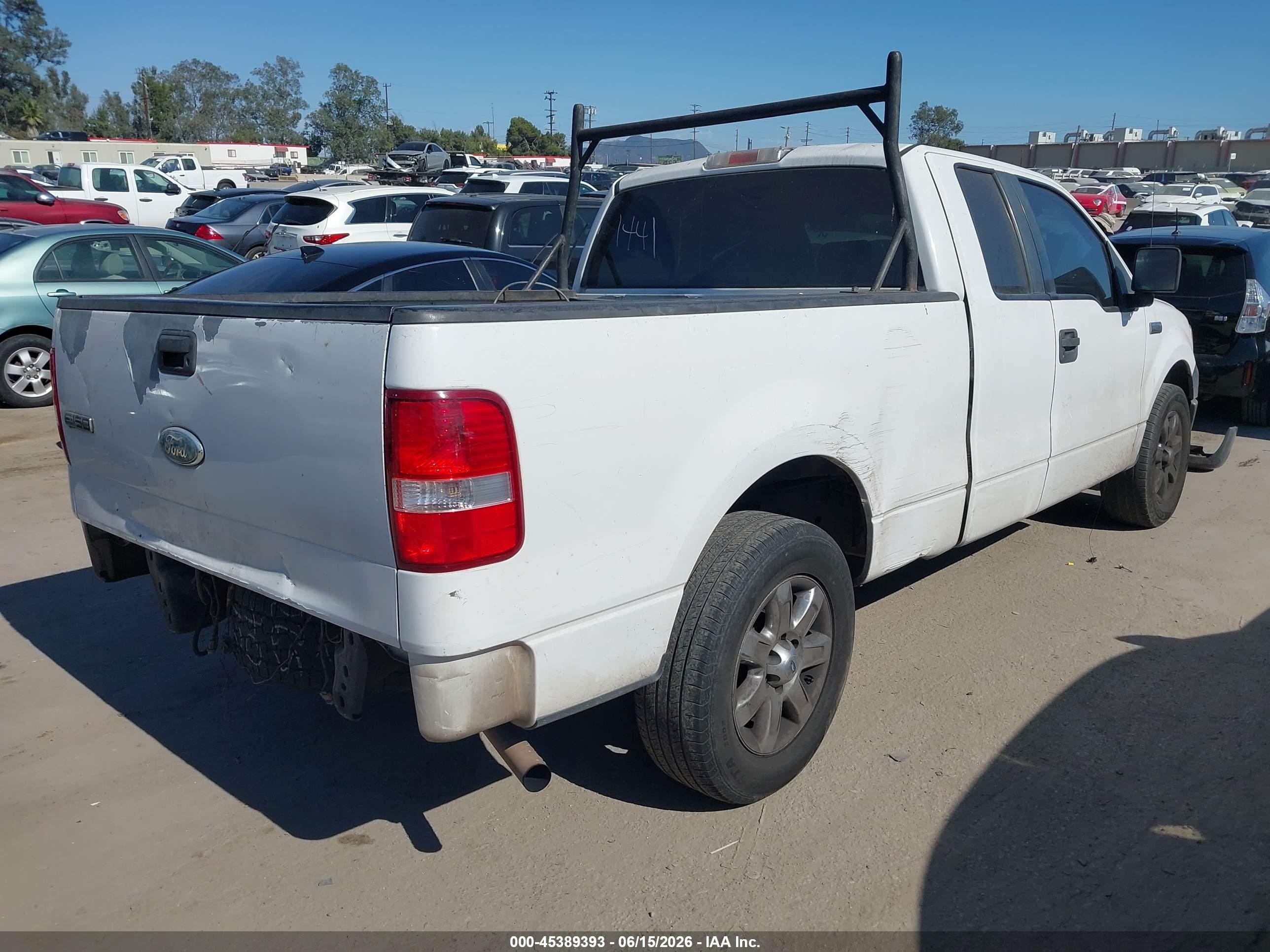 2007 Ford F-150 Stx/xl/xlt White vin: 1FTRX12WX7KC15183