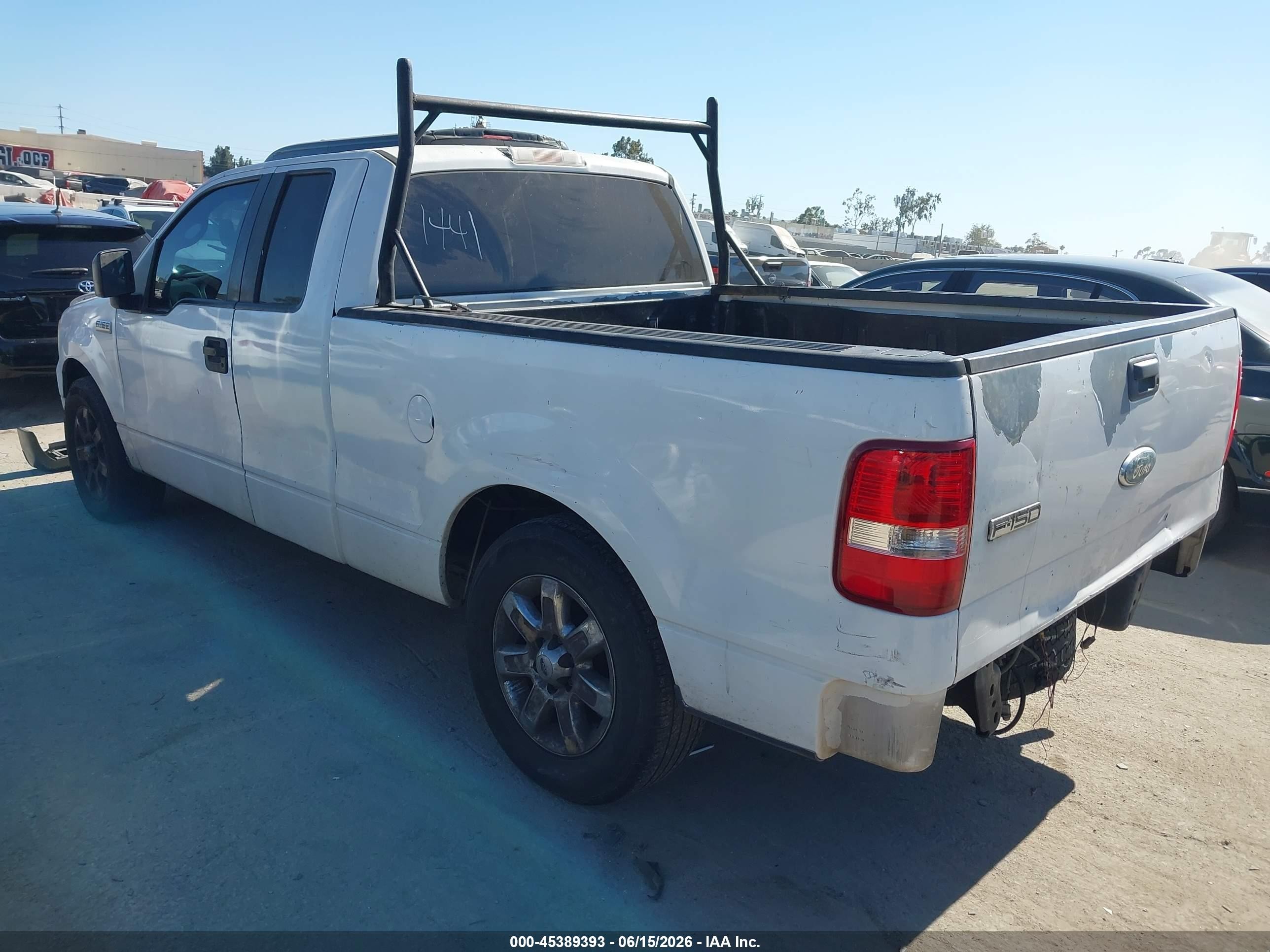 2007 Ford F-150 Stx/xl/xlt White vin: 1FTRX12WX7KC15183