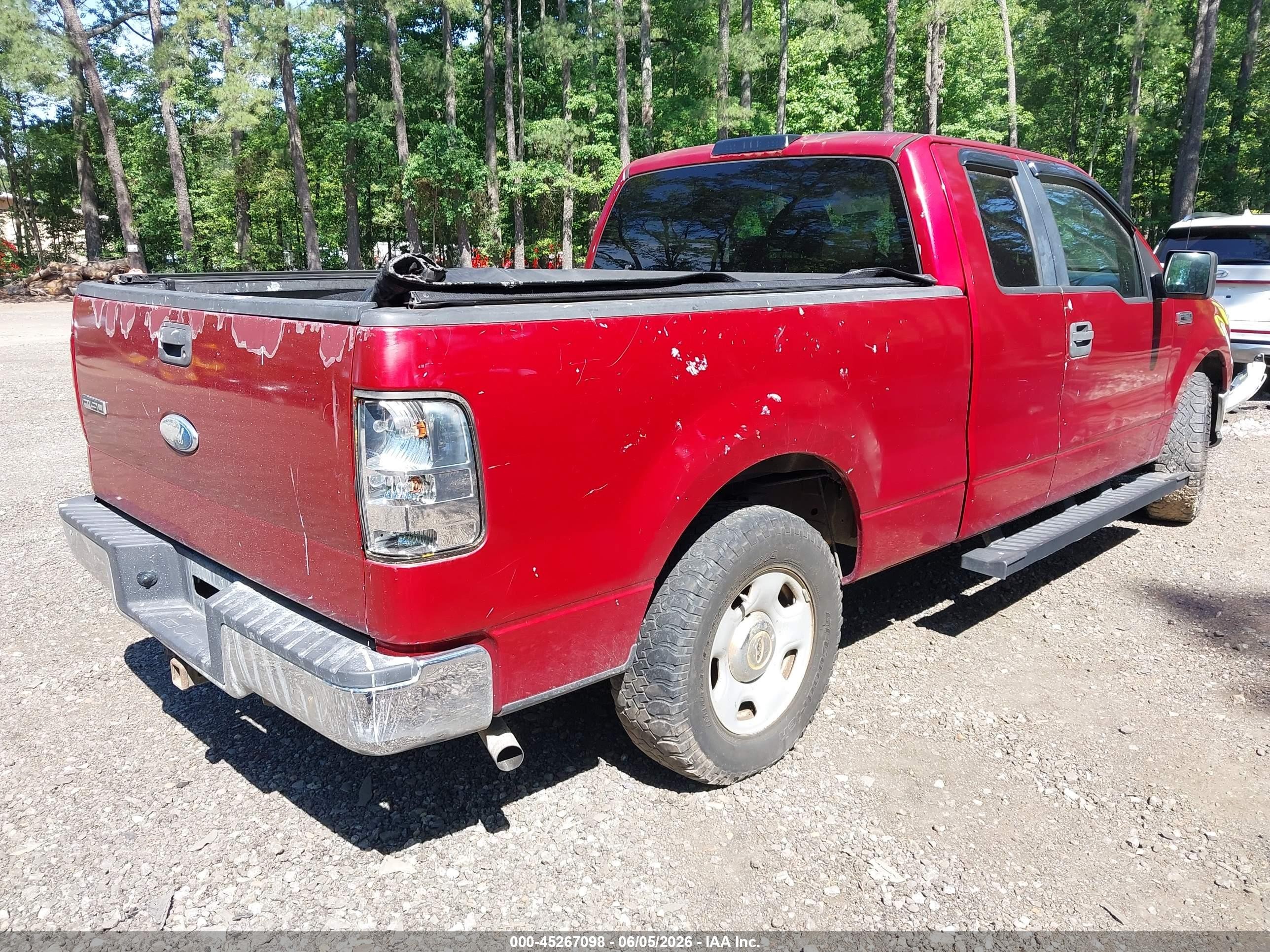 2007 Ford F-150 Stx/xl/xlt Red vin: 1FTRX12WX7NA51884
