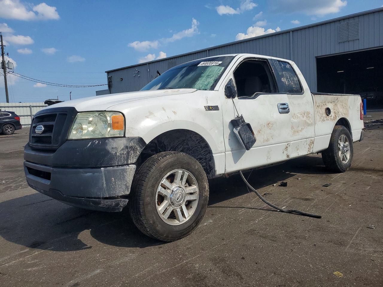 2007 Ford F150 White vin: 1FTRX12WX7NA86361