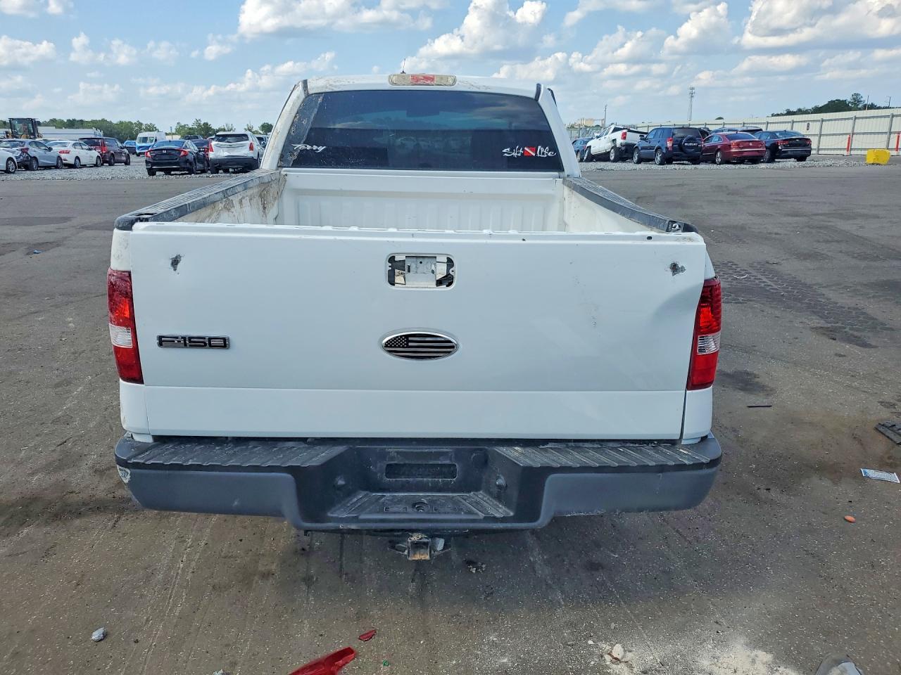 2007 Ford F150 White vin: 1FTRX12WX7NA86361