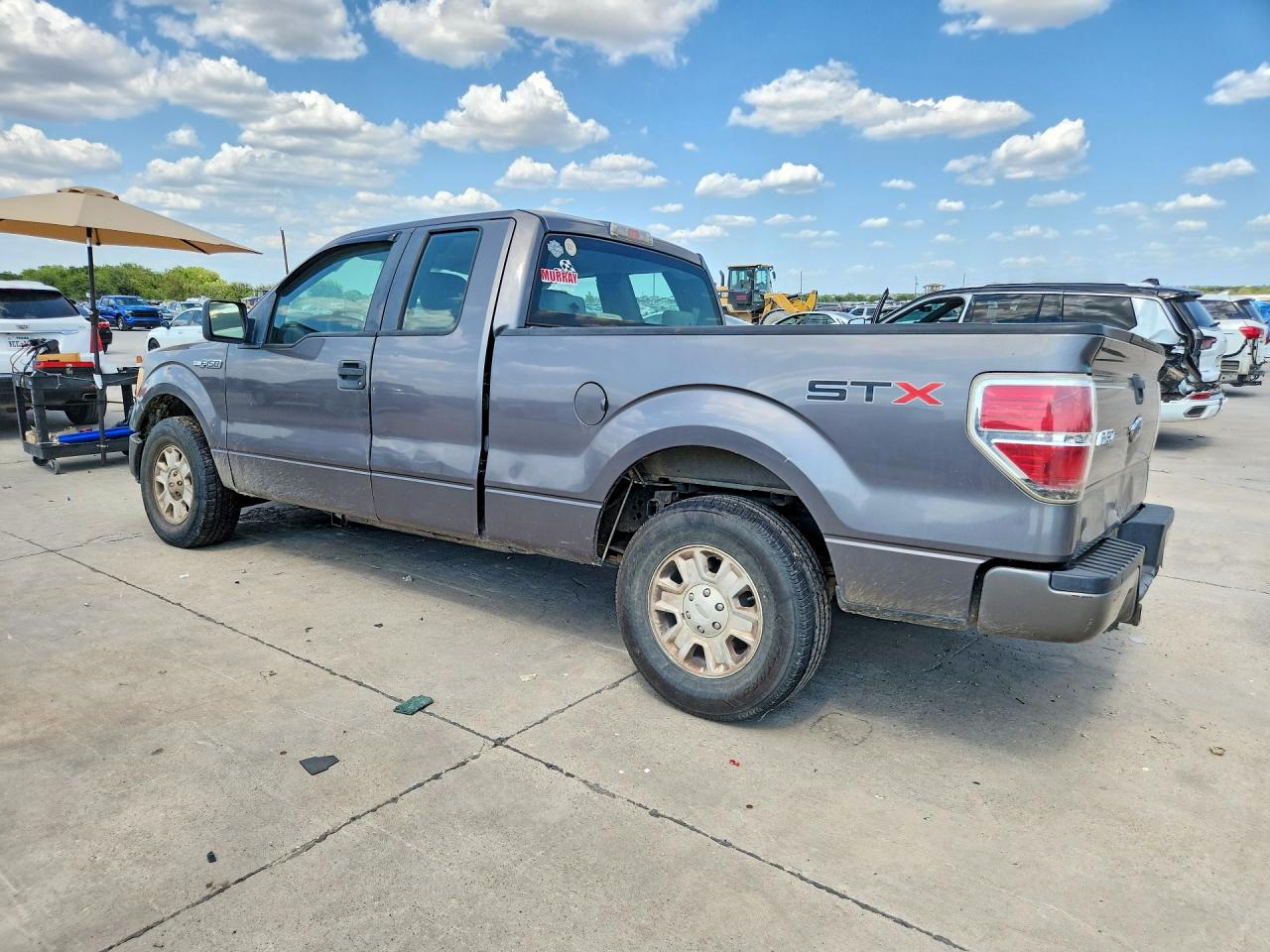 2009 Ford F150 Super Cab Gray vin: 1FTRX12WX9KB82656
